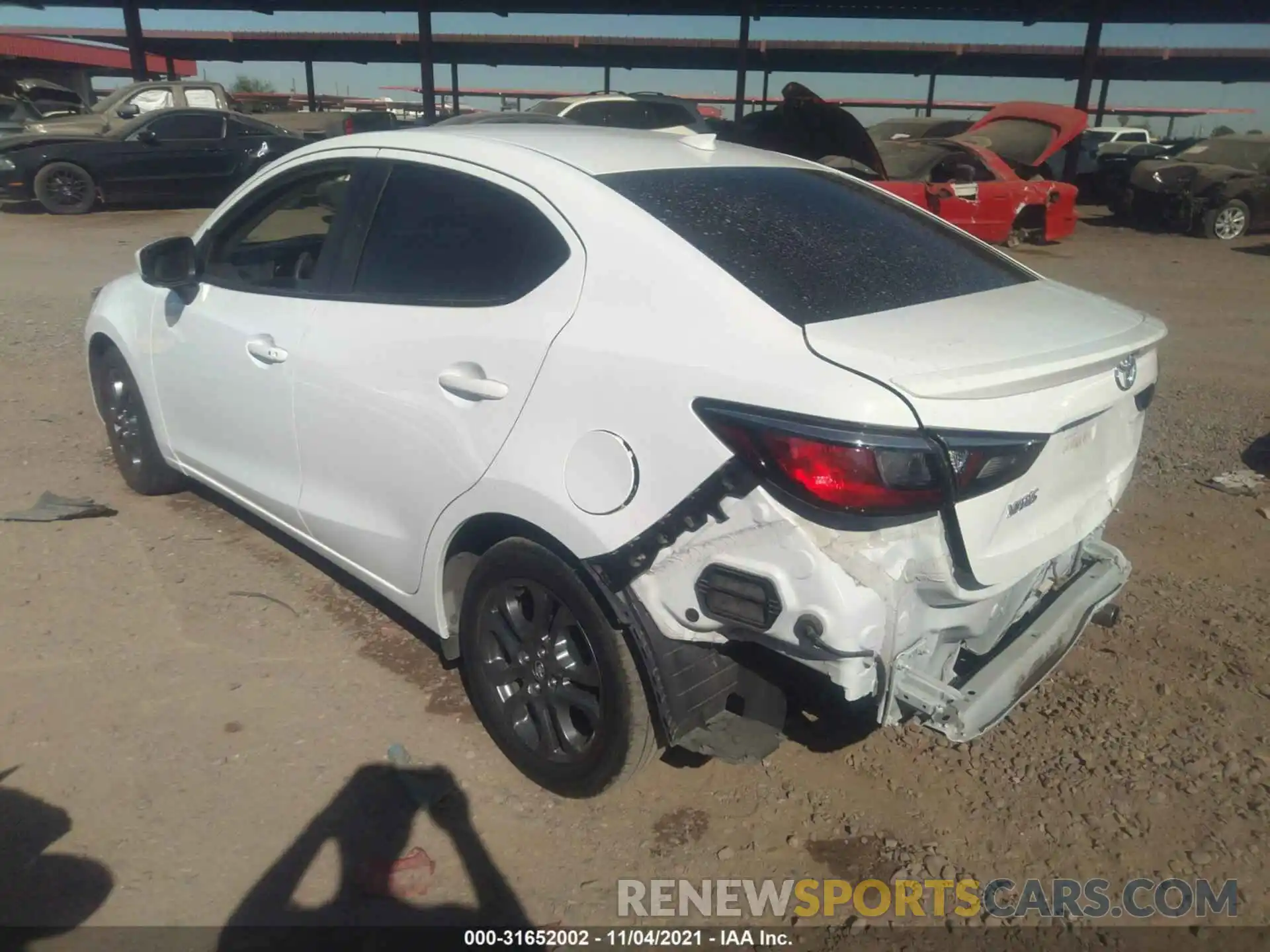 3 Photograph of a damaged car 3MYDLBYV8KY511180 TOYOTA YARIS SEDAN 2019