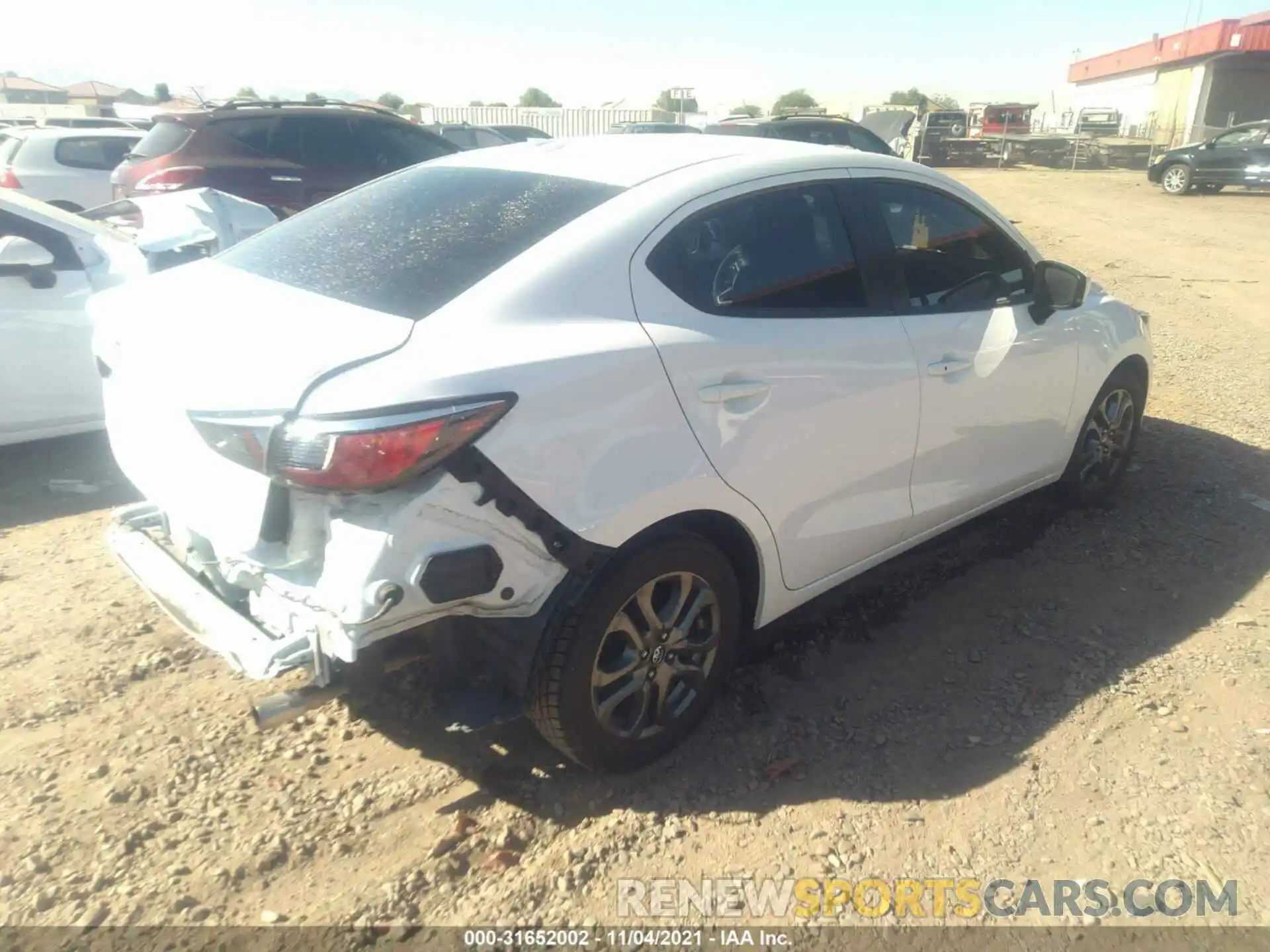 4 Photograph of a damaged car 3MYDLBYV8KY511180 TOYOTA YARIS SEDAN 2019