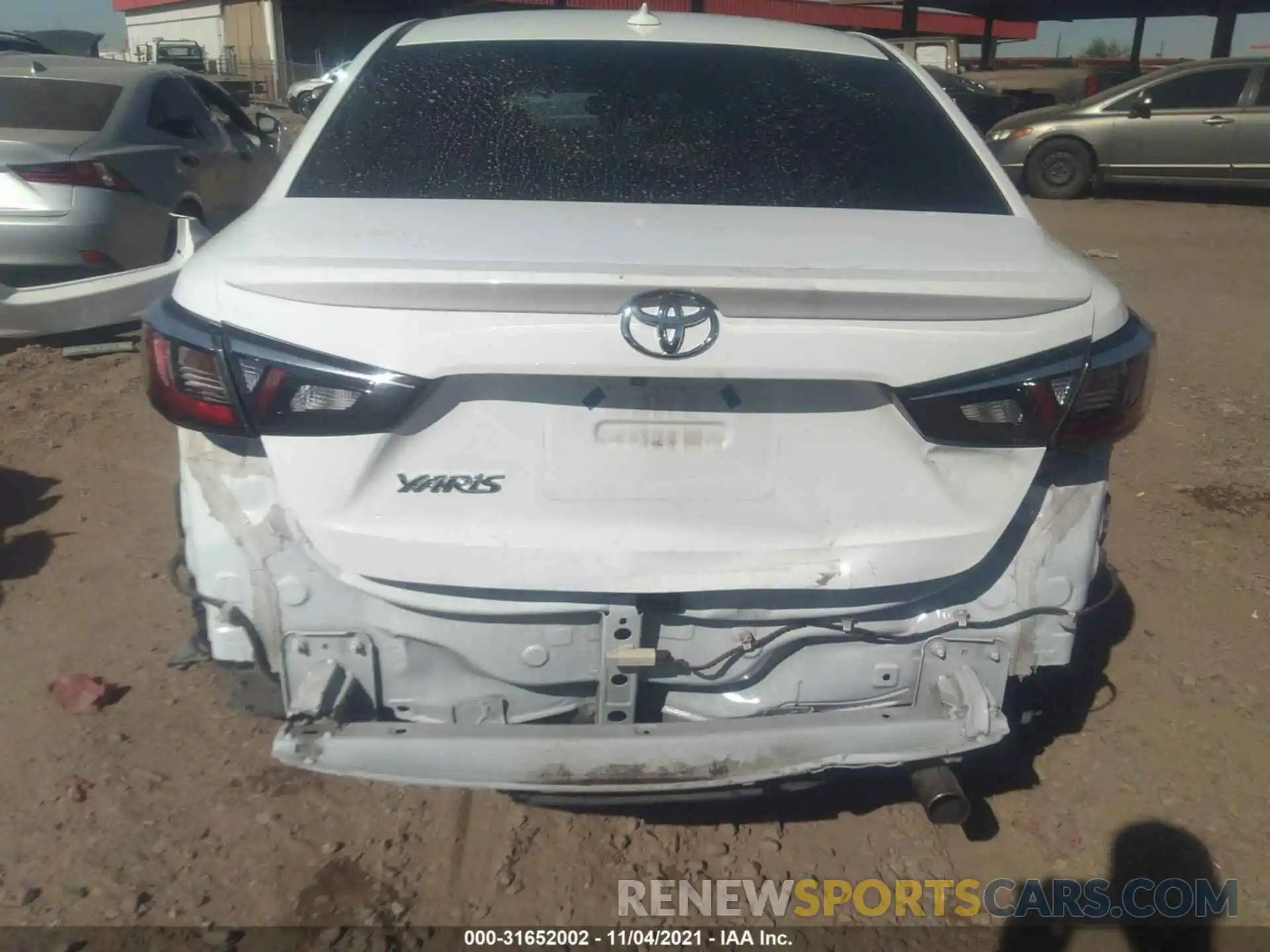 6 Photograph of a damaged car 3MYDLBYV8KY511180 TOYOTA YARIS SEDAN 2019