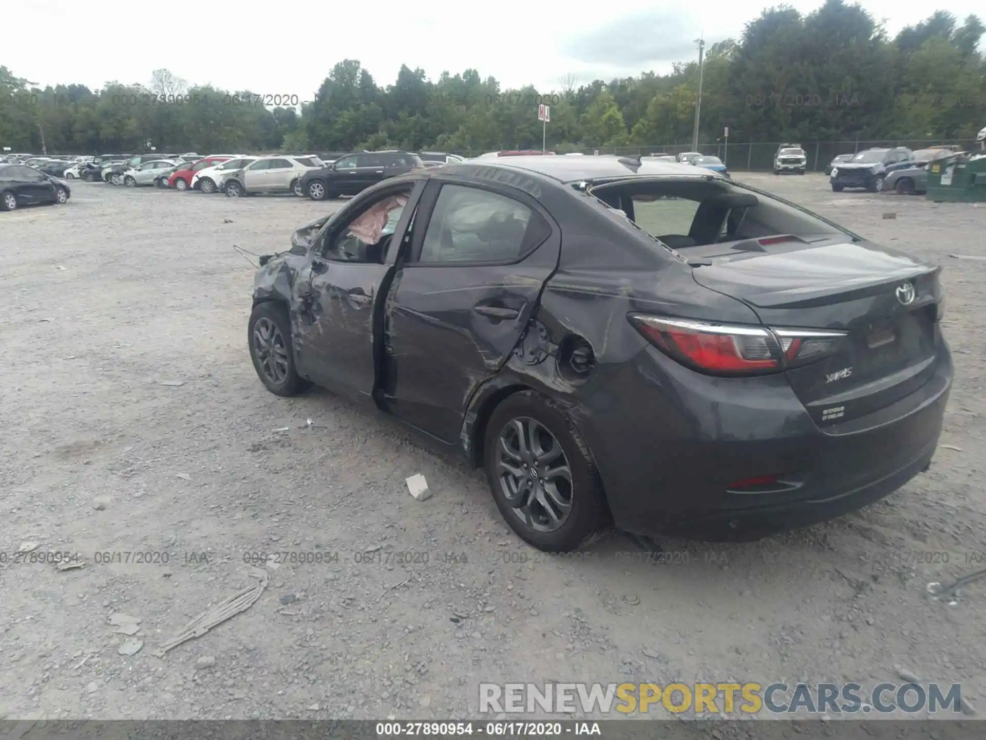 3 Photograph of a damaged car 3MYDLBYV8KY513026 TOYOTA YARIS SEDAN 2019