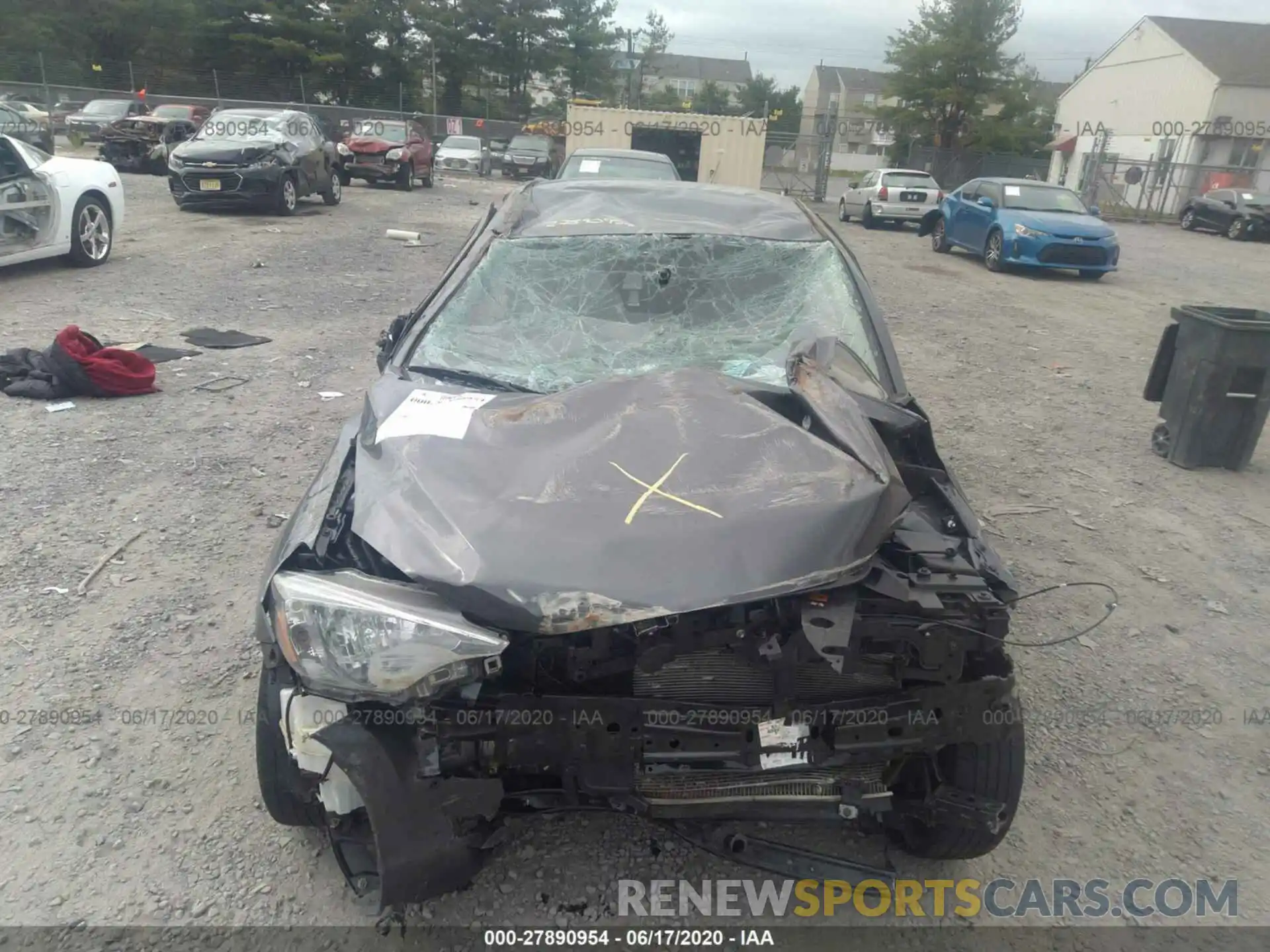 6 Photograph of a damaged car 3MYDLBYV8KY513026 TOYOTA YARIS SEDAN 2019