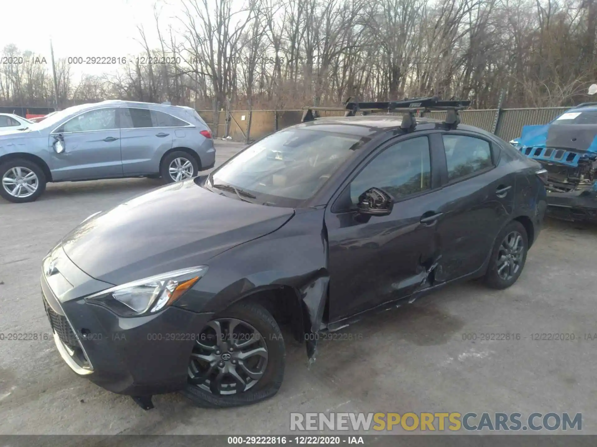 6 Photograph of a damaged car 3MYDLBYV8KY513995 TOYOTA YARIS SEDAN 2019