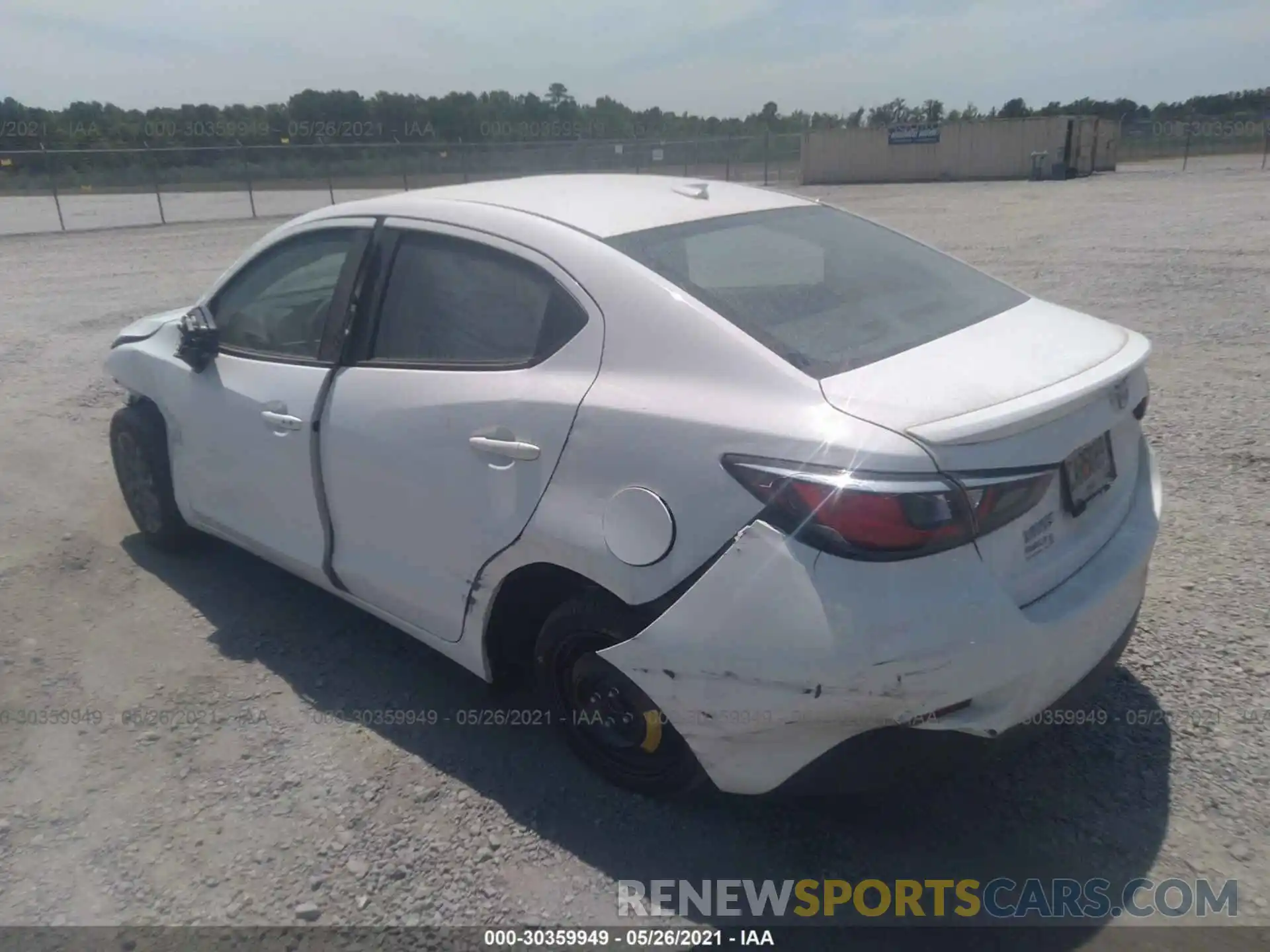 3 Photograph of a damaged car 3MYDLBYV8KY514340 TOYOTA YARIS SEDAN 2019