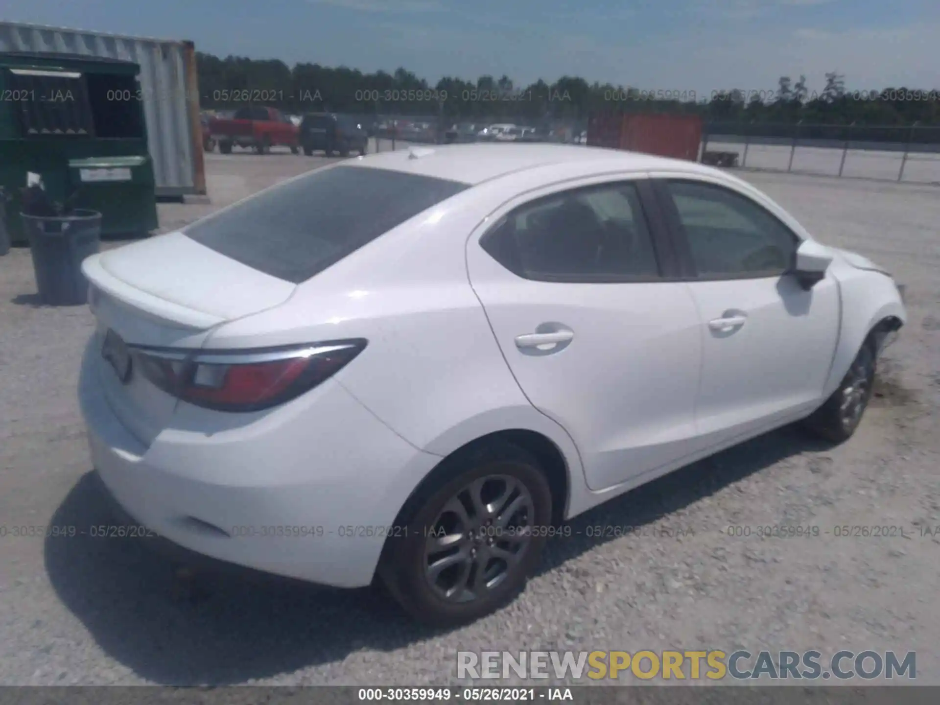 4 Photograph of a damaged car 3MYDLBYV8KY514340 TOYOTA YARIS SEDAN 2019