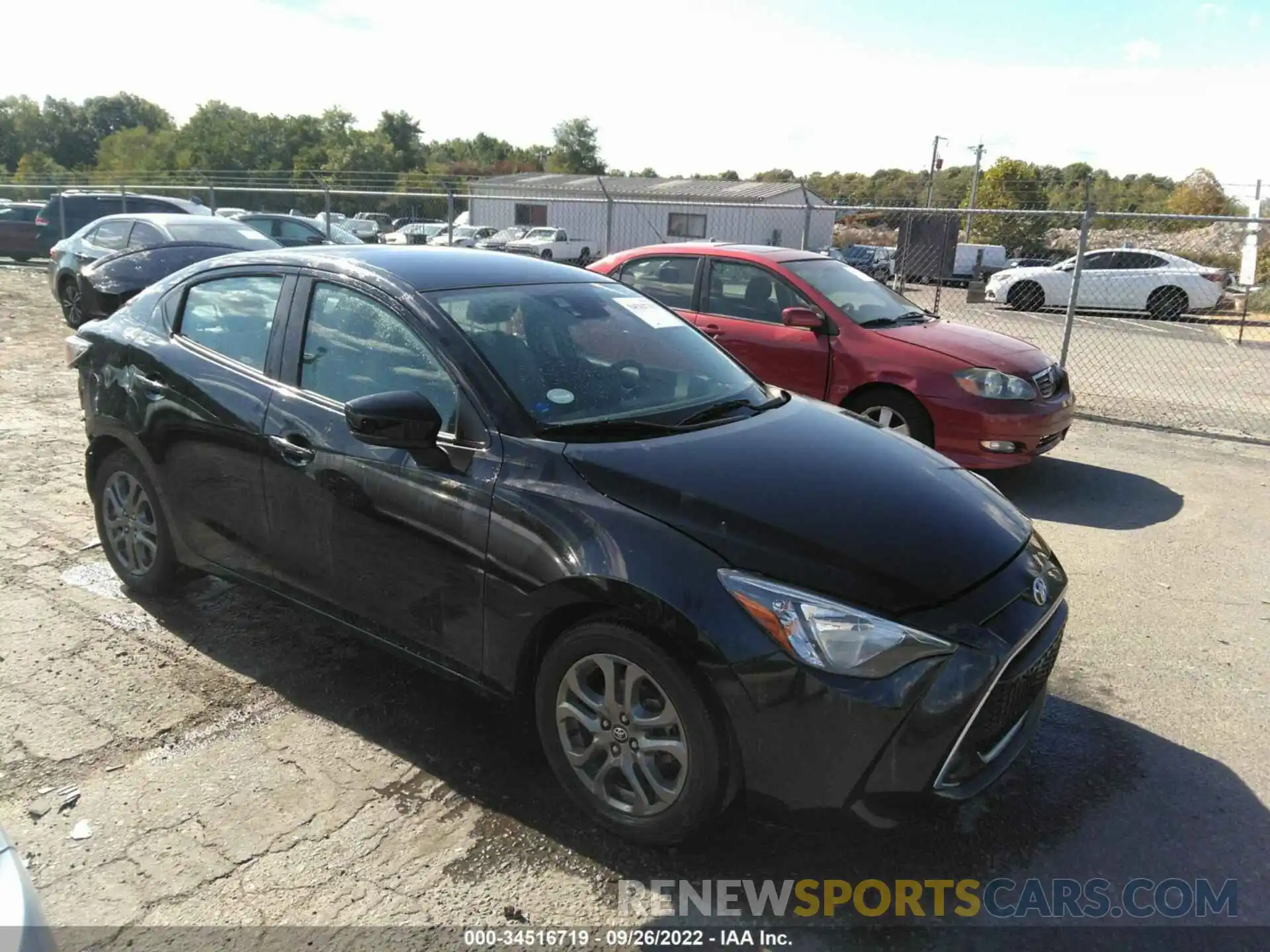 1 Photograph of a damaged car 3MYDLBYV8KY516962 TOYOTA YARIS SEDAN 2019