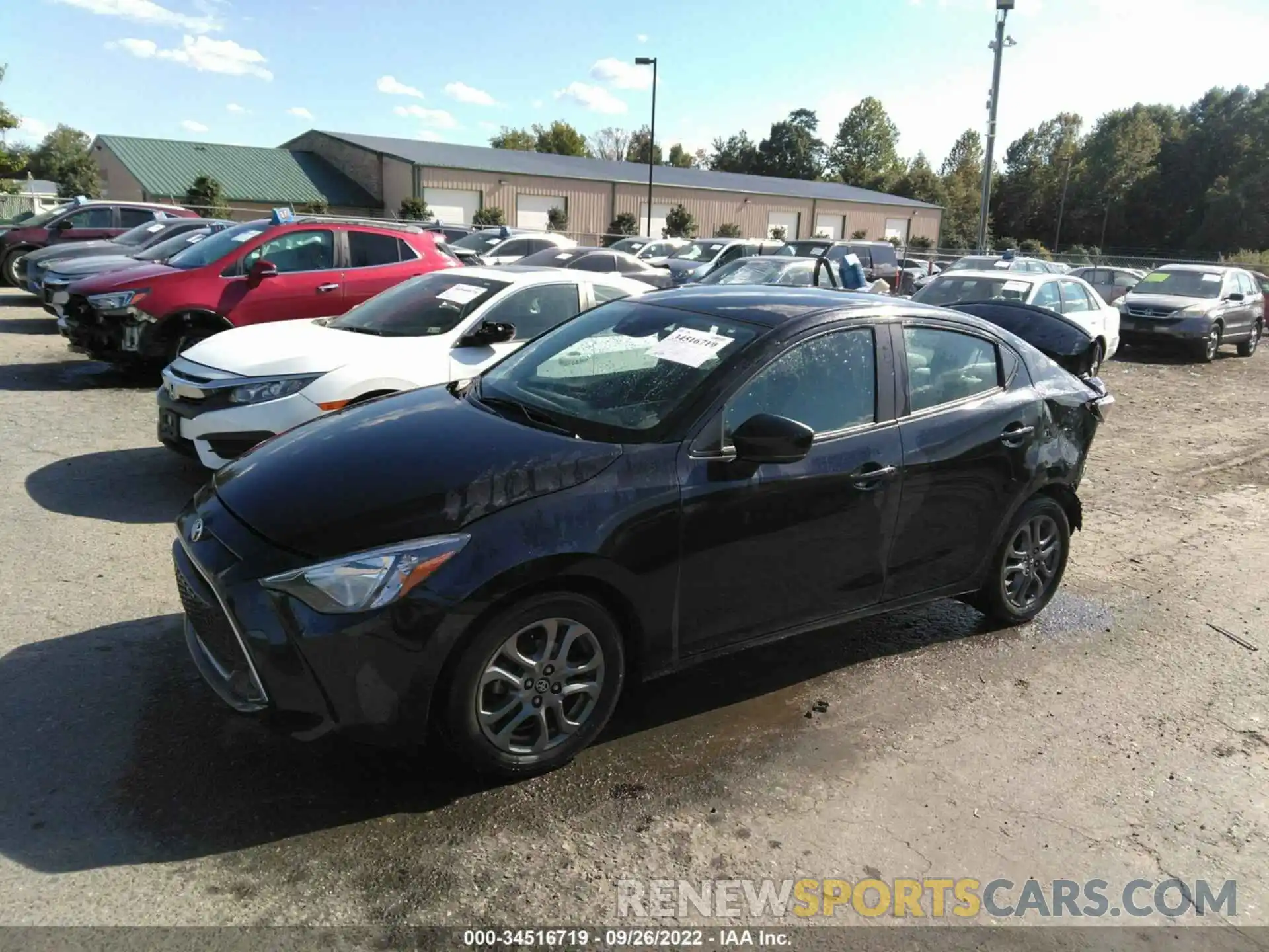 2 Photograph of a damaged car 3MYDLBYV8KY516962 TOYOTA YARIS SEDAN 2019