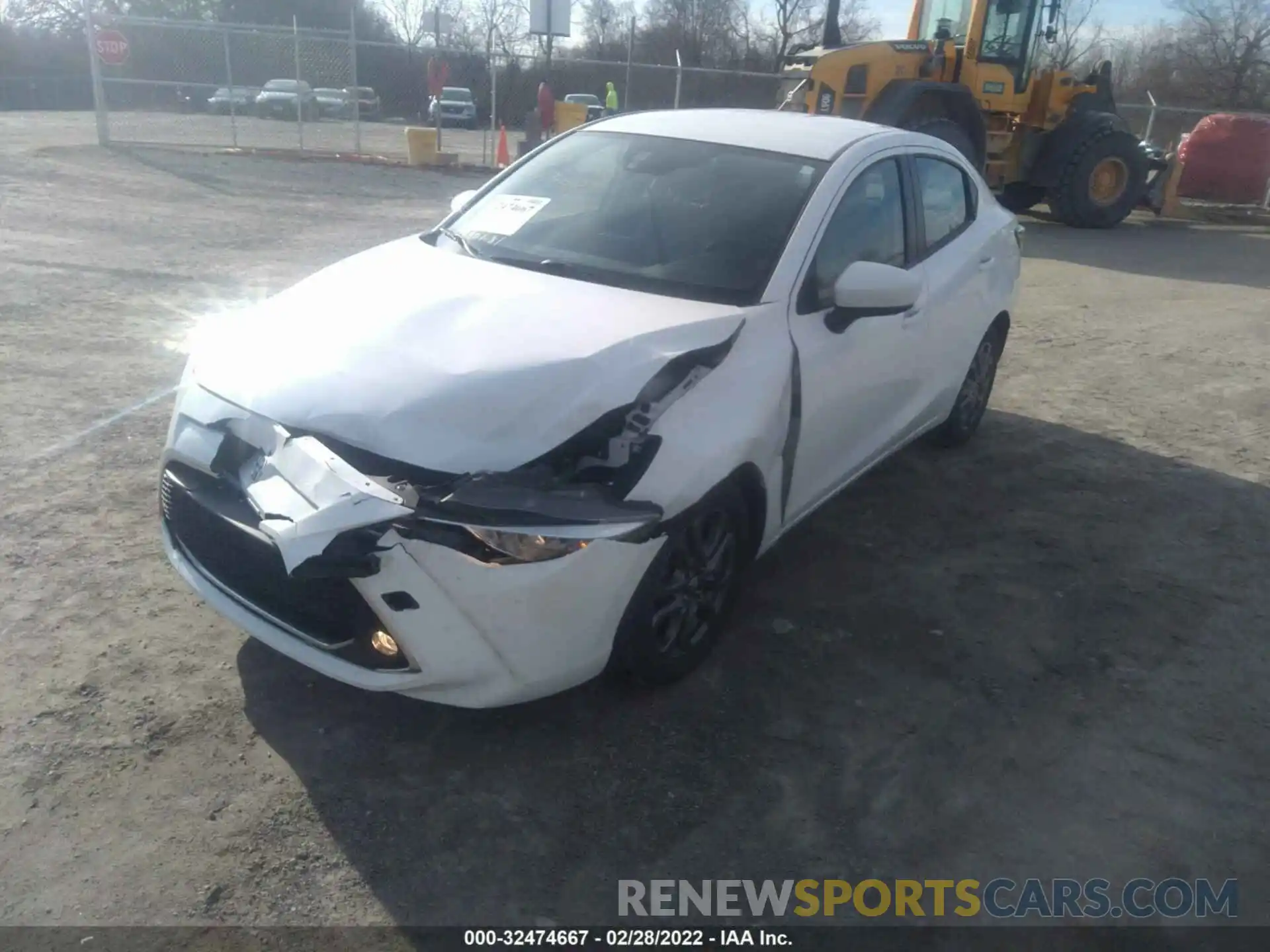 2 Photograph of a damaged car 3MYDLBYV8KY518646 TOYOTA YARIS SEDAN 2019