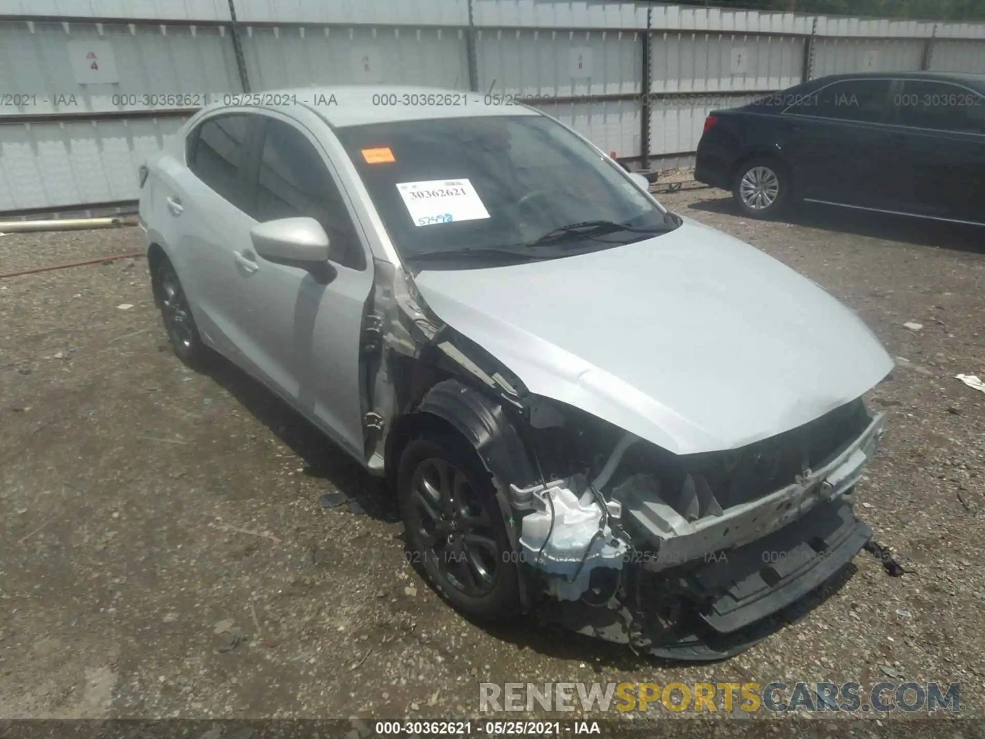 1 Photograph of a damaged car 3MYDLBYV8KY519649 TOYOTA YARIS SEDAN 2019