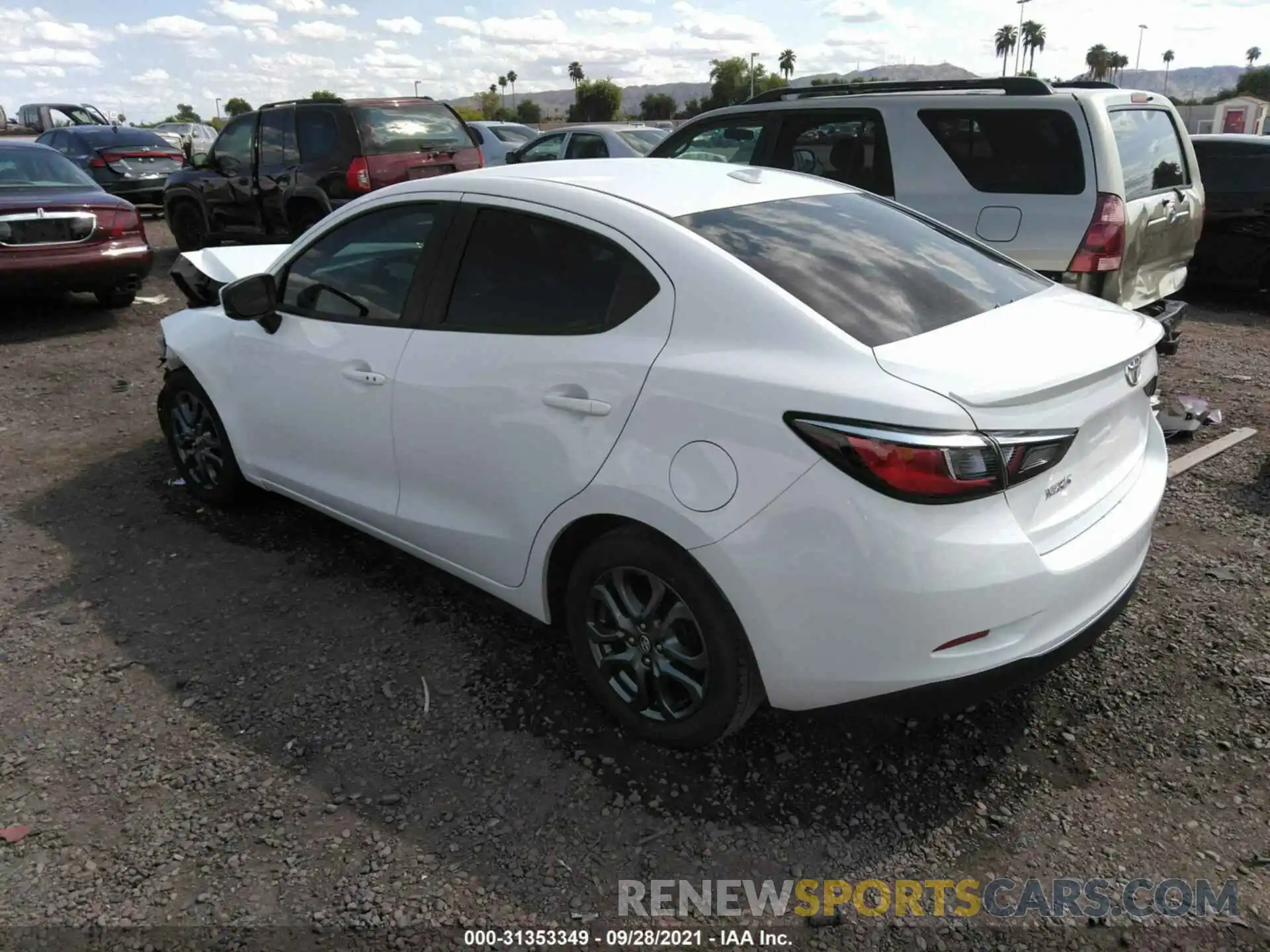 3 Photograph of a damaged car 3MYDLBYV8KY520834 TOYOTA YARIS SEDAN 2019