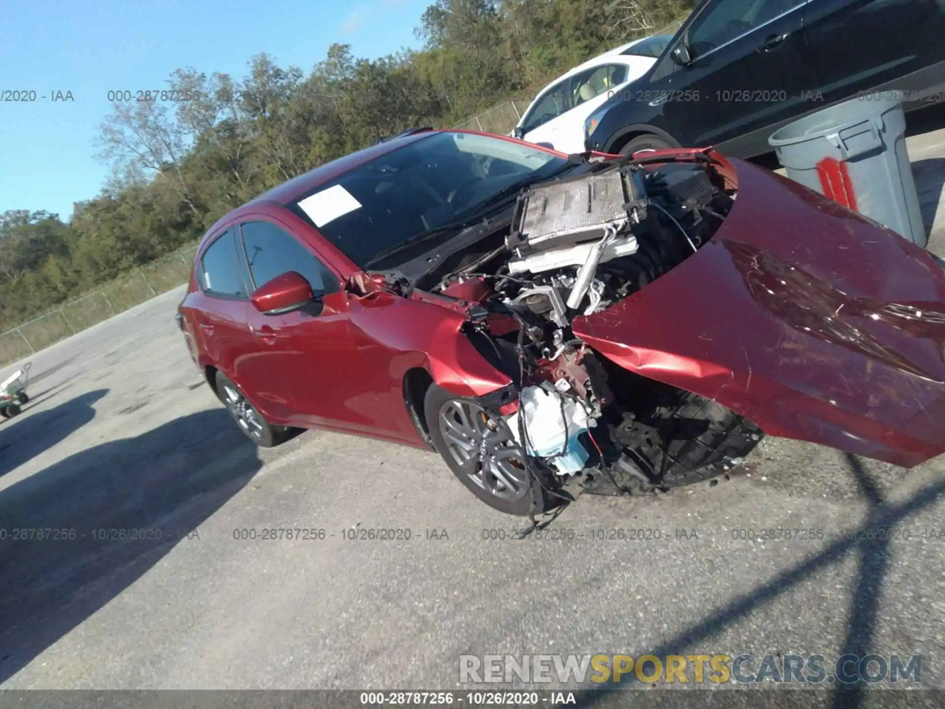 1 Photograph of a damaged car 3MYDLBYV8KY521109 TOYOTA YARIS SEDAN 2019