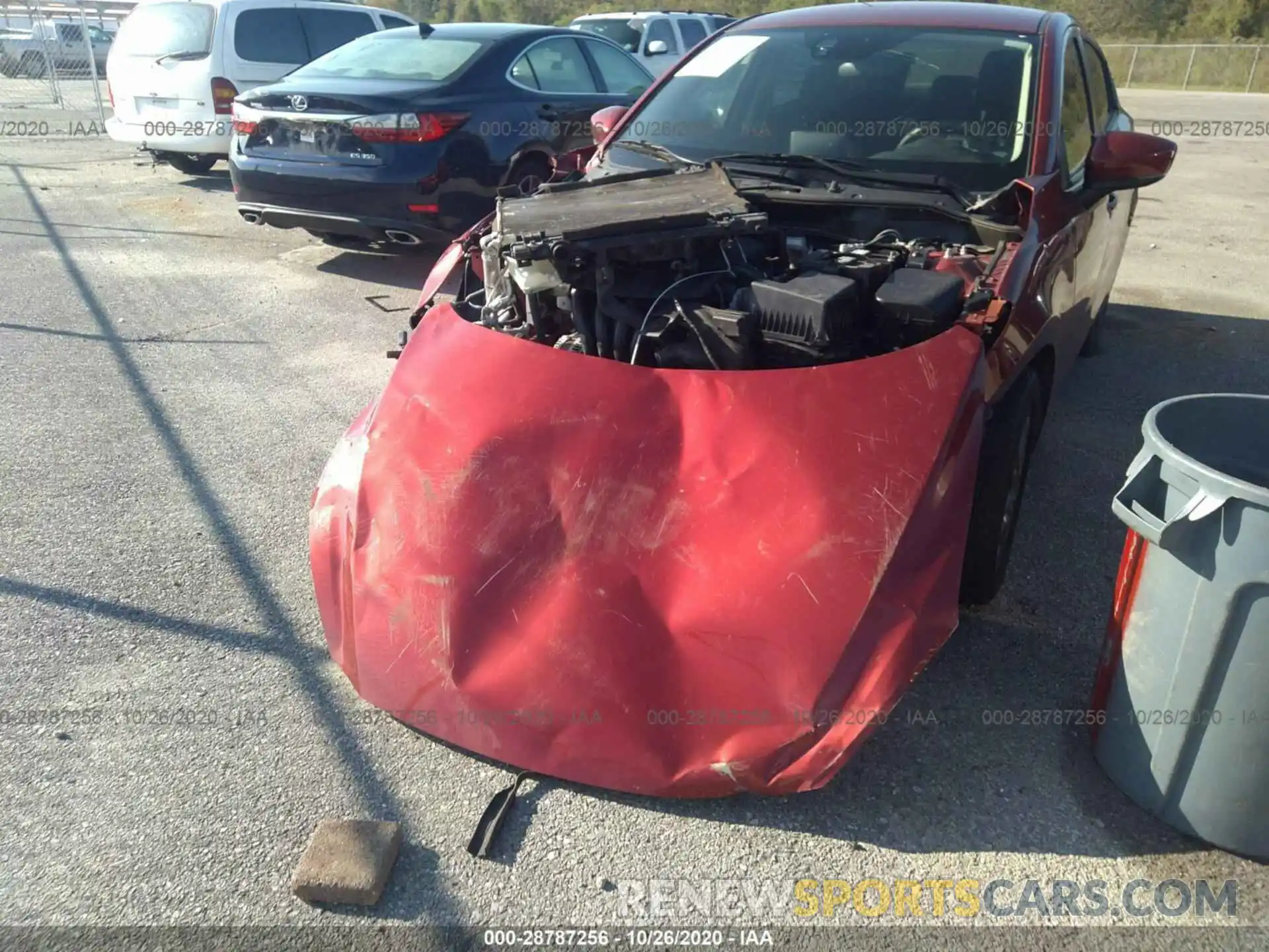 12 Photograph of a damaged car 3MYDLBYV8KY521109 TOYOTA YARIS SEDAN 2019