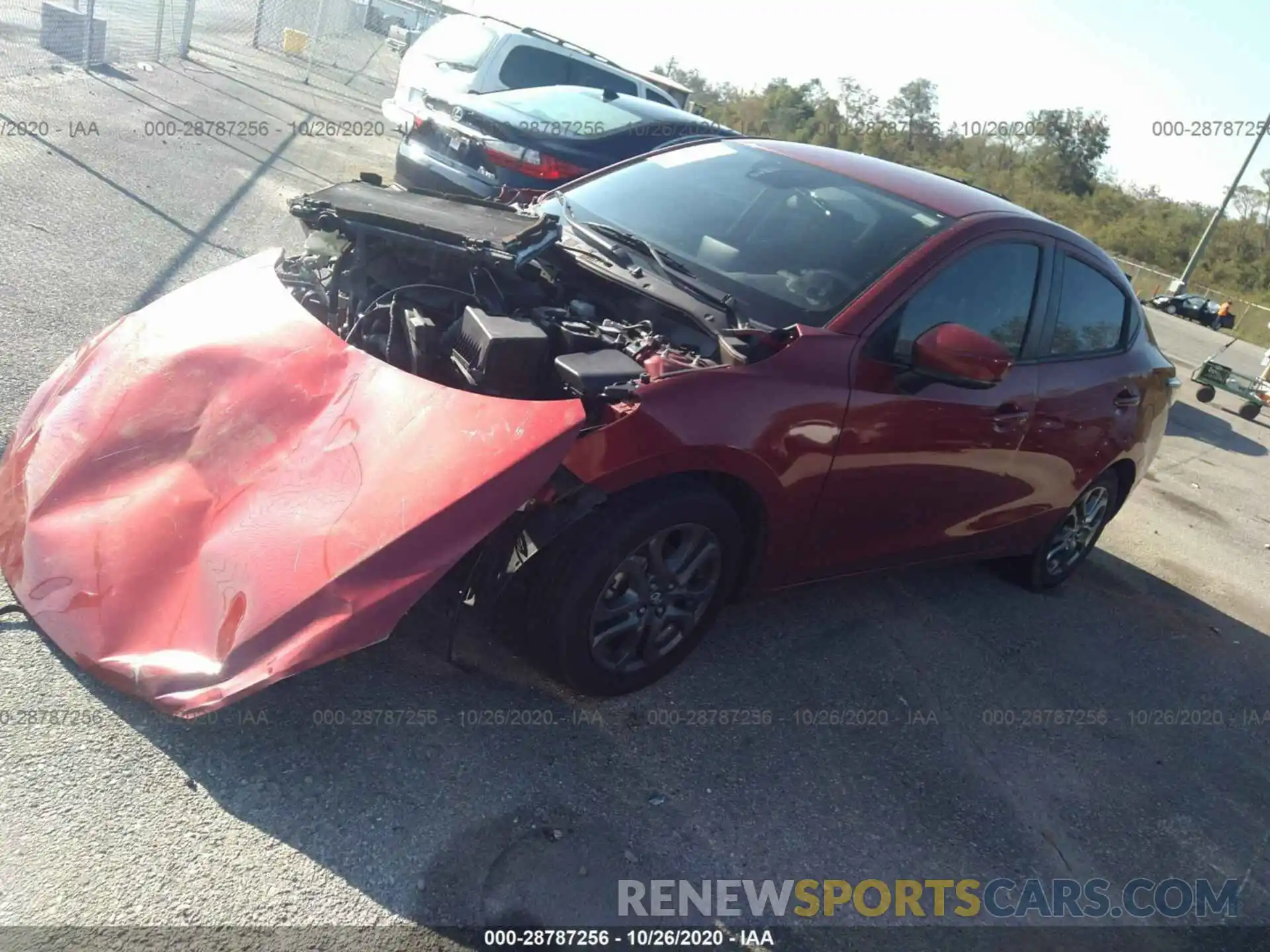 2 Photograph of a damaged car 3MYDLBYV8KY521109 TOYOTA YARIS SEDAN 2019