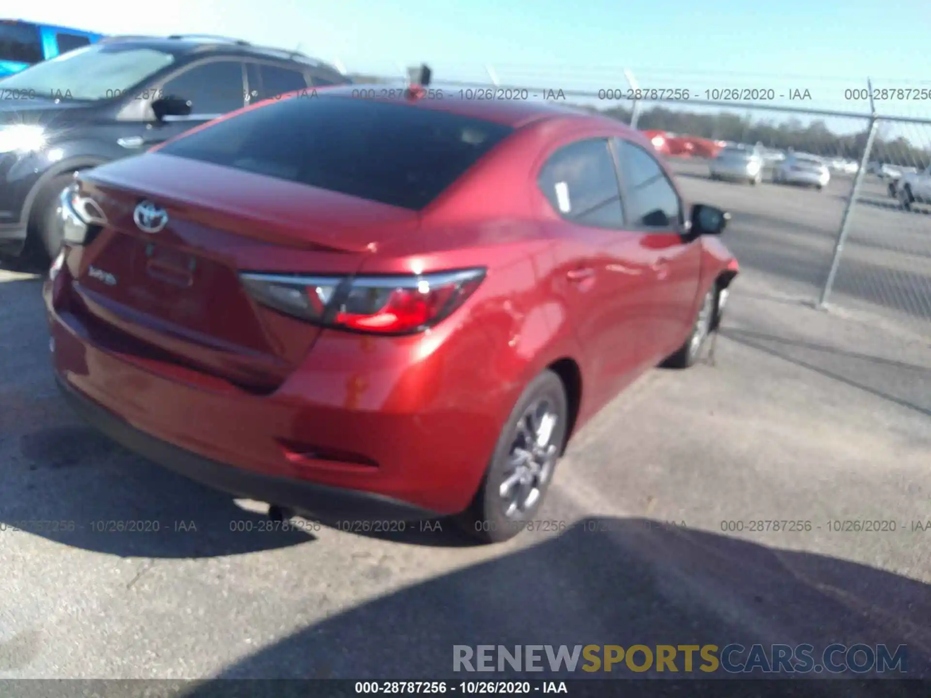 4 Photograph of a damaged car 3MYDLBYV8KY521109 TOYOTA YARIS SEDAN 2019