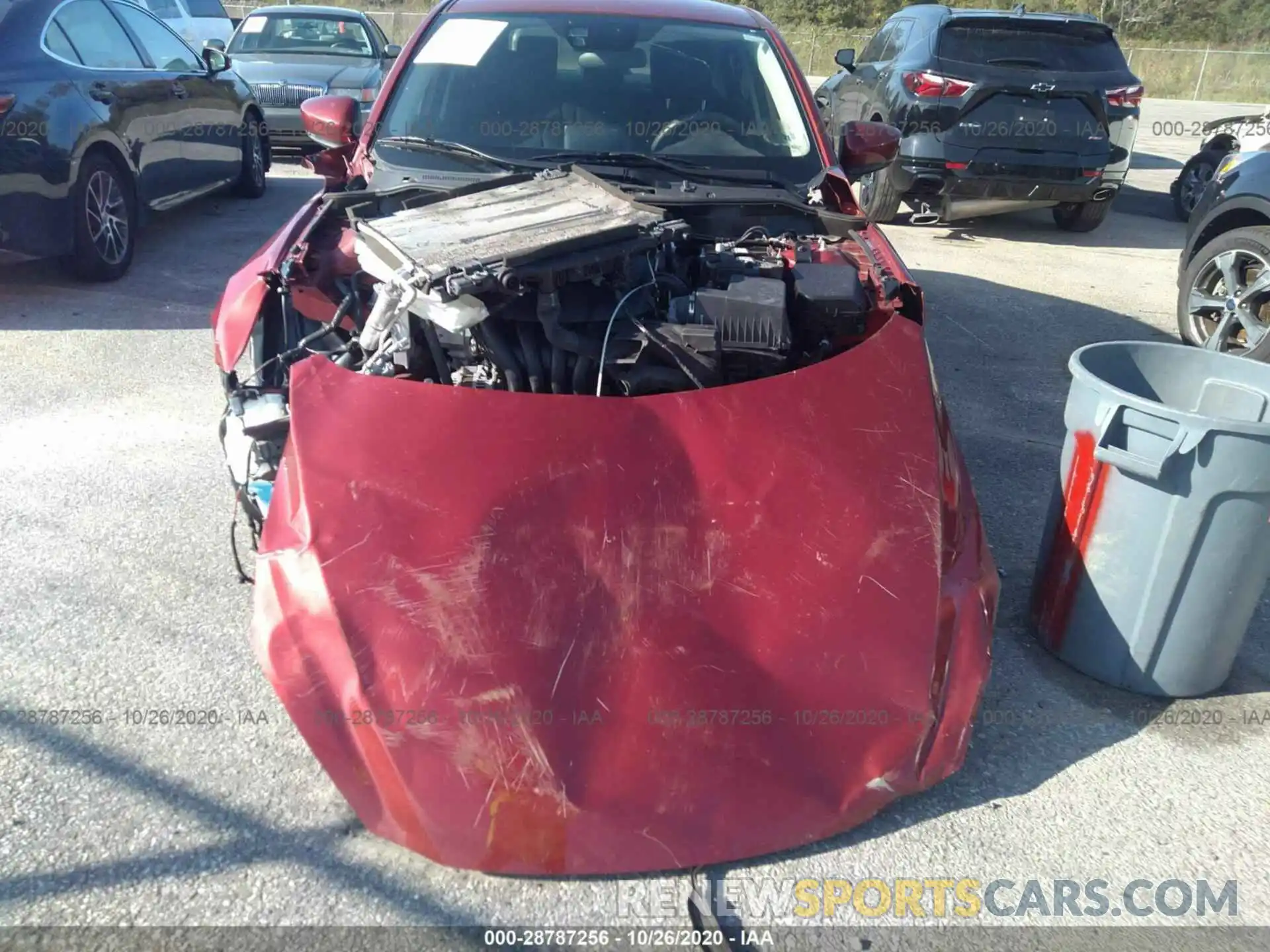 6 Photograph of a damaged car 3MYDLBYV8KY521109 TOYOTA YARIS SEDAN 2019