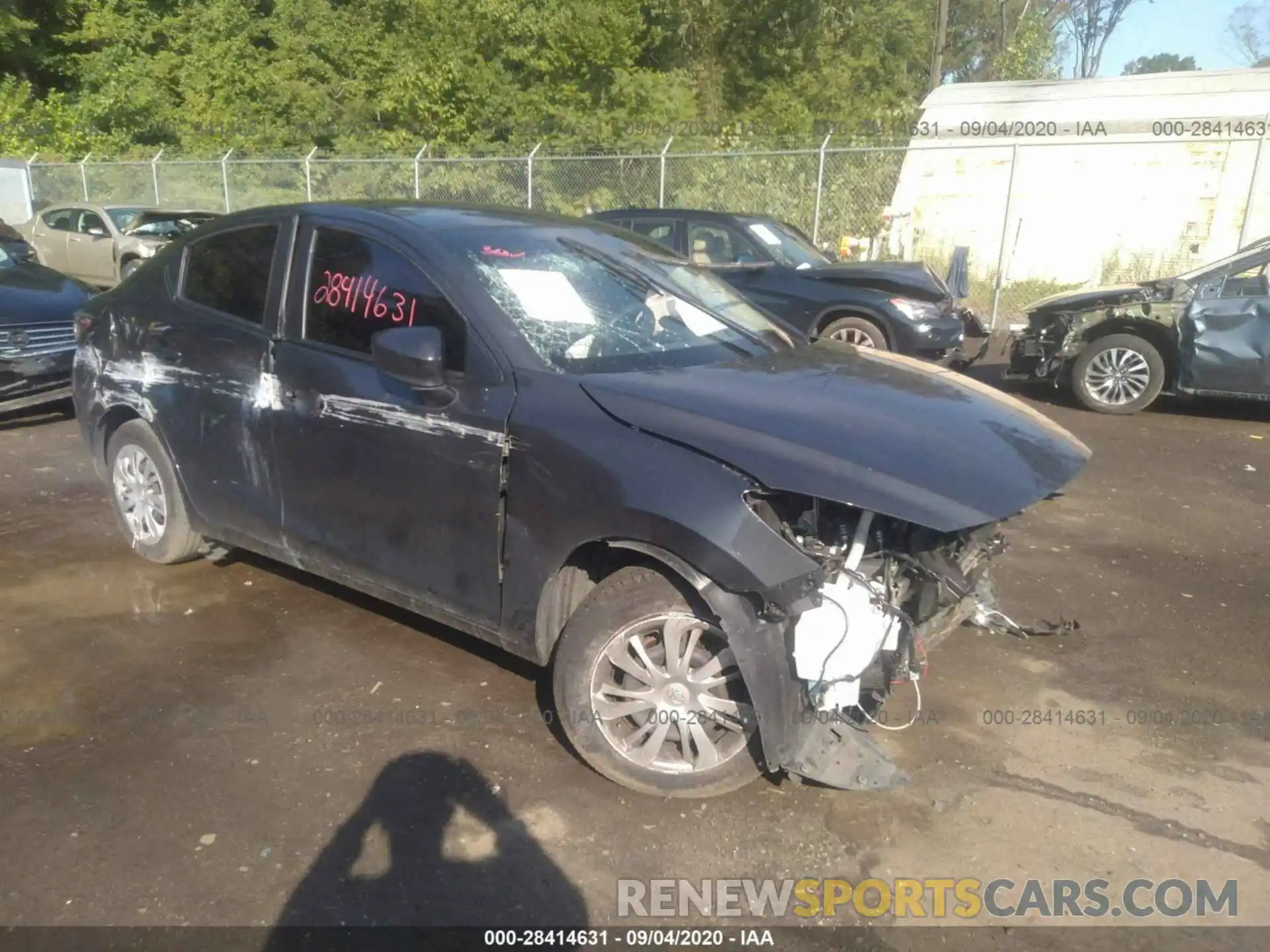 1 Photograph of a damaged car 3MYDLBYV8KY521689 TOYOTA YARIS SEDAN 2019