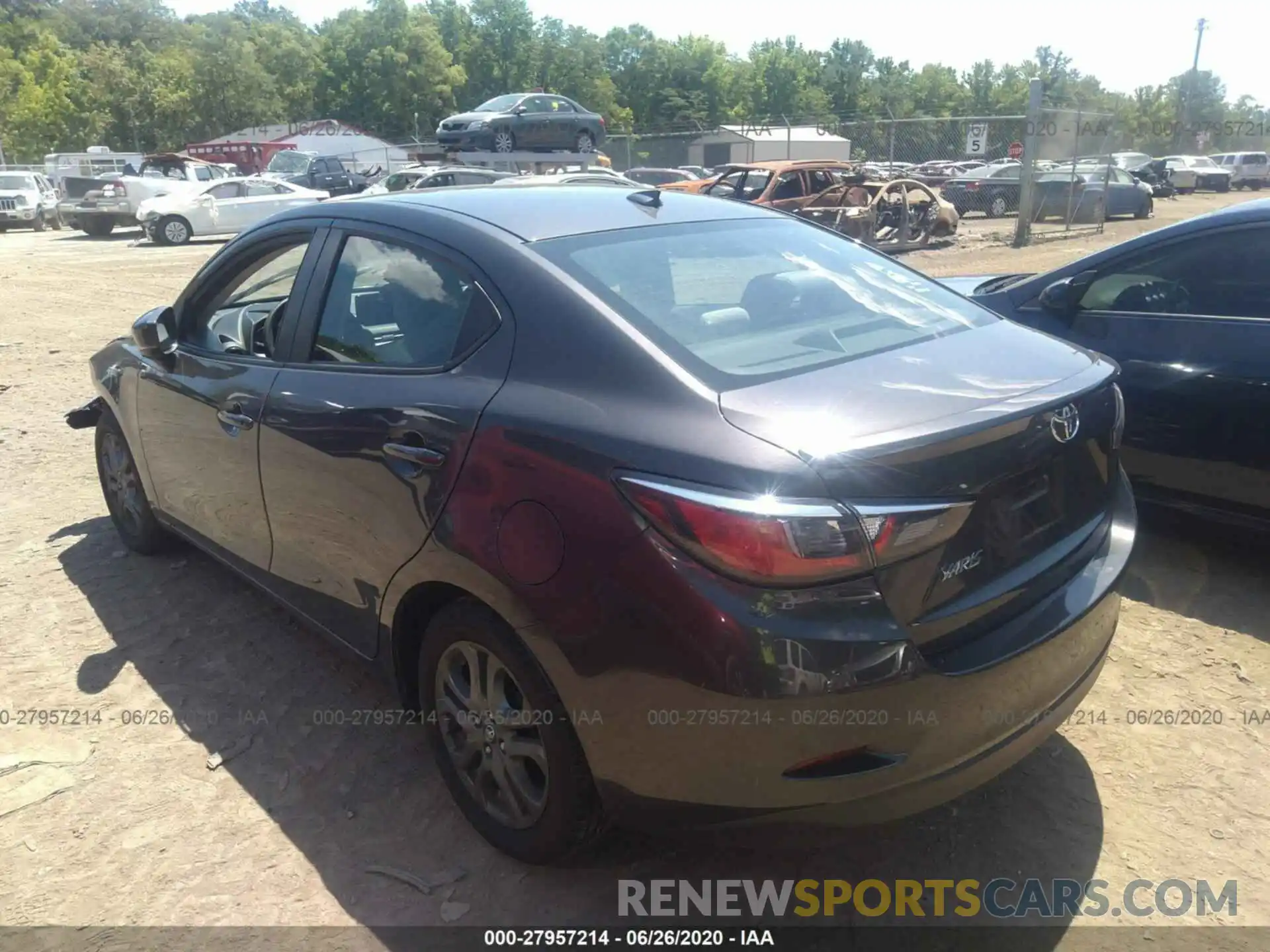 3 Photograph of a damaged car 3MYDLBYV8KY523037 TOYOTA YARIS SEDAN 2019