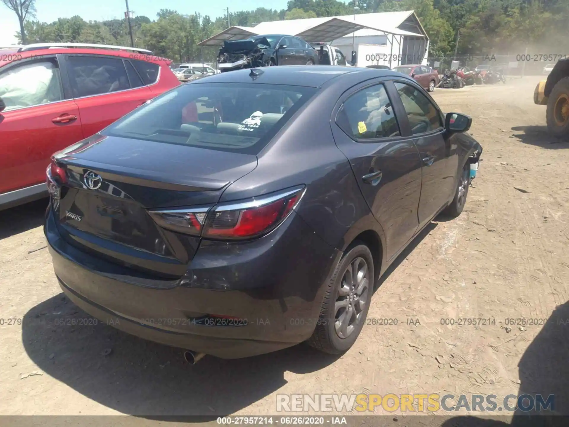 4 Photograph of a damaged car 3MYDLBYV8KY523037 TOYOTA YARIS SEDAN 2019