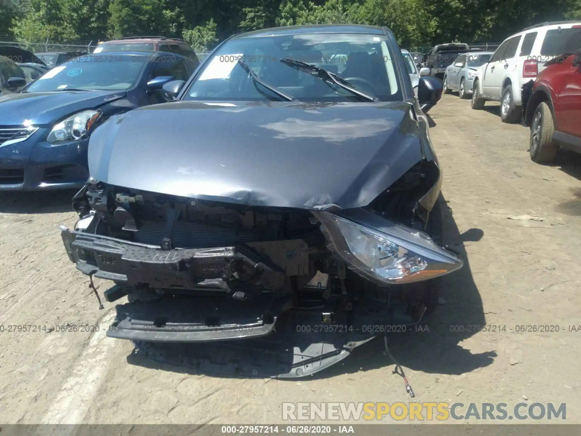 6 Photograph of a damaged car 3MYDLBYV8KY523037 TOYOTA YARIS SEDAN 2019