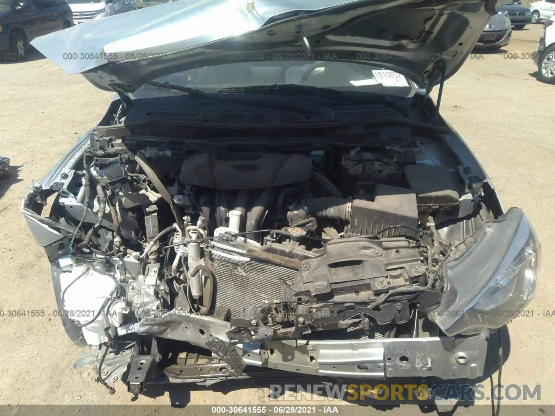 10 Photograph of a damaged car 3MYDLBYV8KY524723 TOYOTA YARIS SEDAN 2019