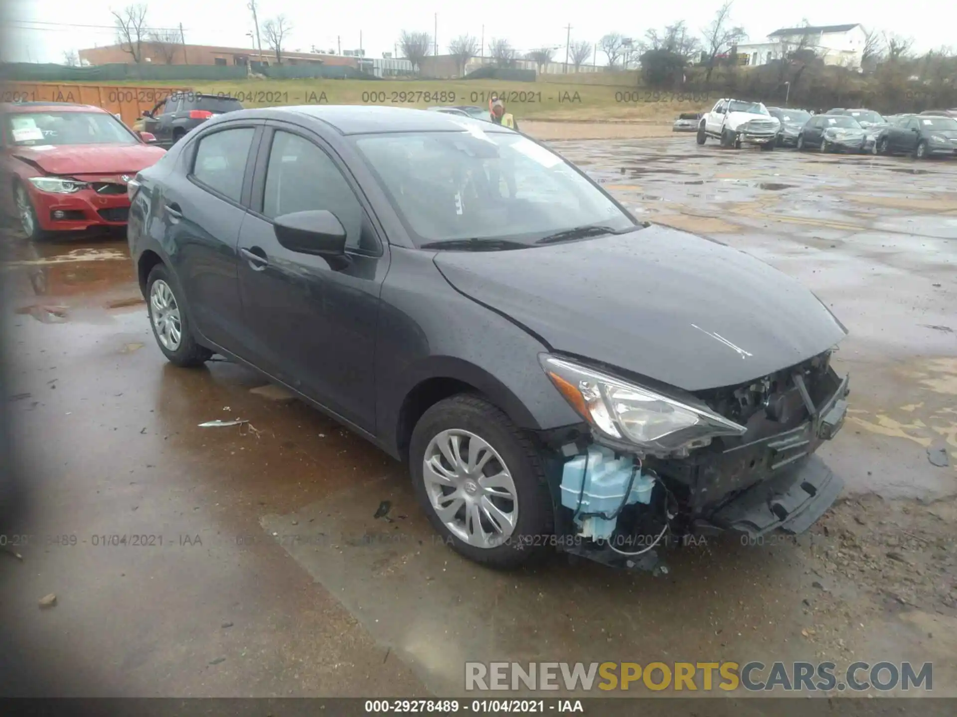 1 Photograph of a damaged car 3MYDLBYV8KY525788 TOYOTA YARIS SEDAN 2019