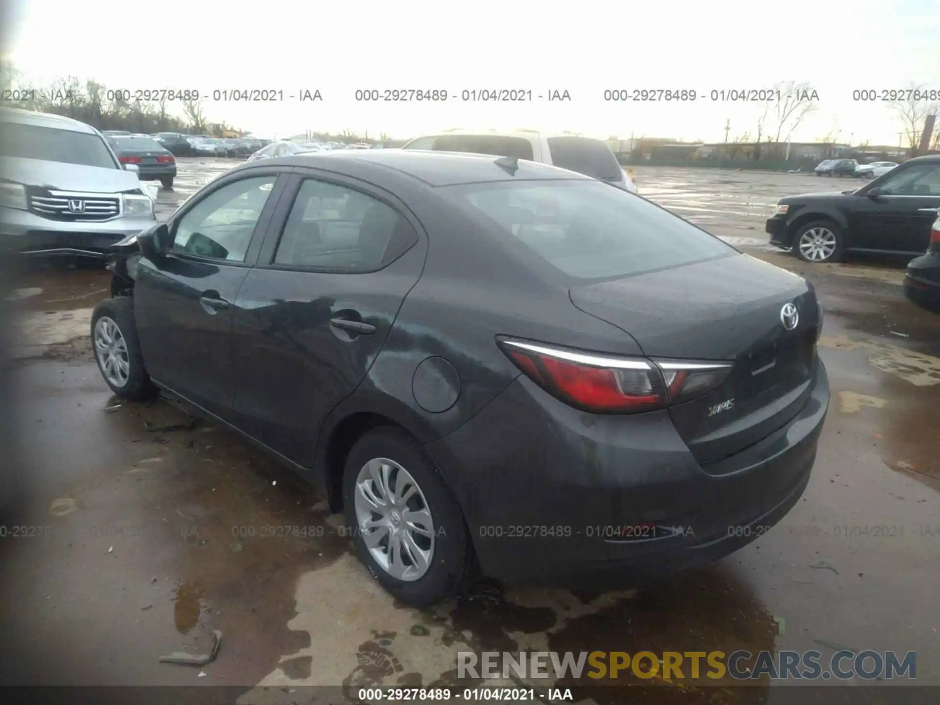 3 Photograph of a damaged car 3MYDLBYV8KY525788 TOYOTA YARIS SEDAN 2019