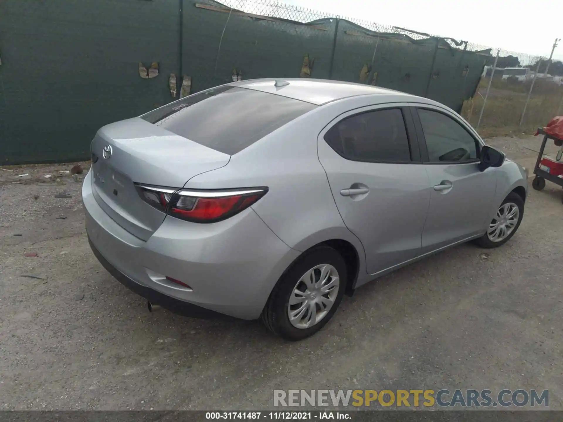 4 Photograph of a damaged car 3MYDLBYV9KY502293 TOYOTA YARIS SEDAN 2019