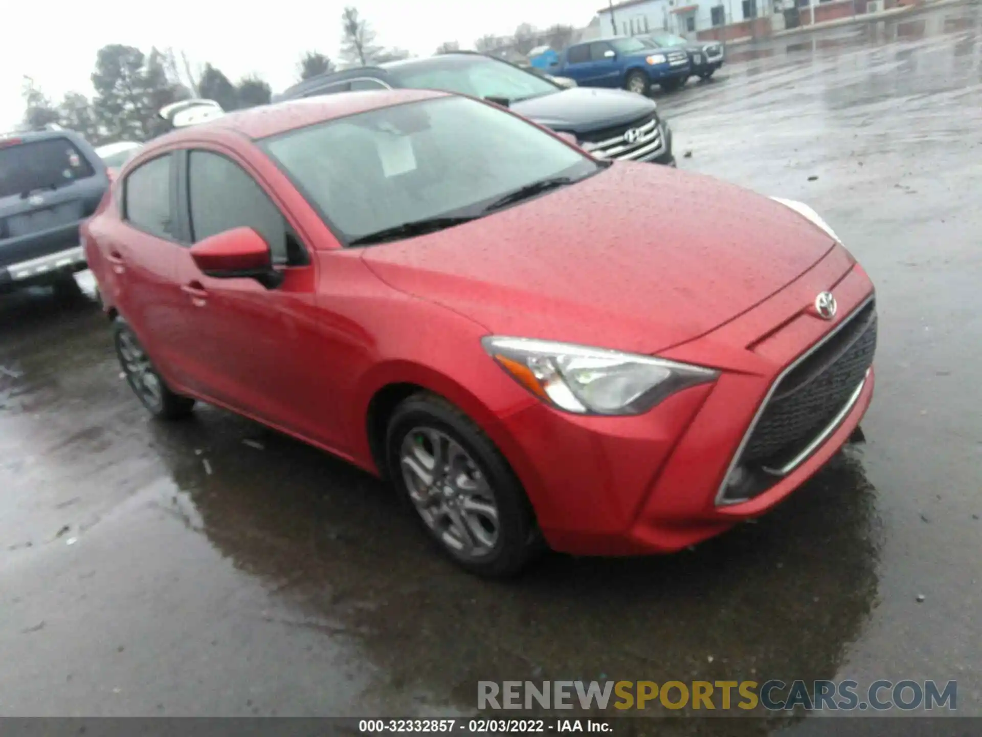 1 Photograph of a damaged car 3MYDLBYV9KY502987 TOYOTA YARIS SEDAN 2019