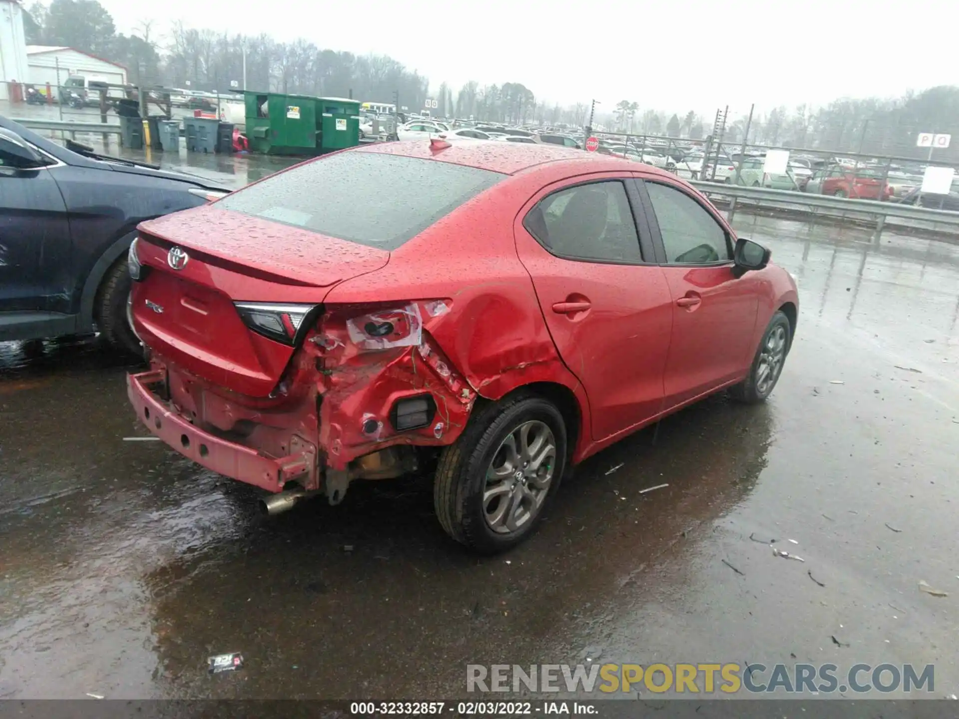 4 Photograph of a damaged car 3MYDLBYV9KY502987 TOYOTA YARIS SEDAN 2019