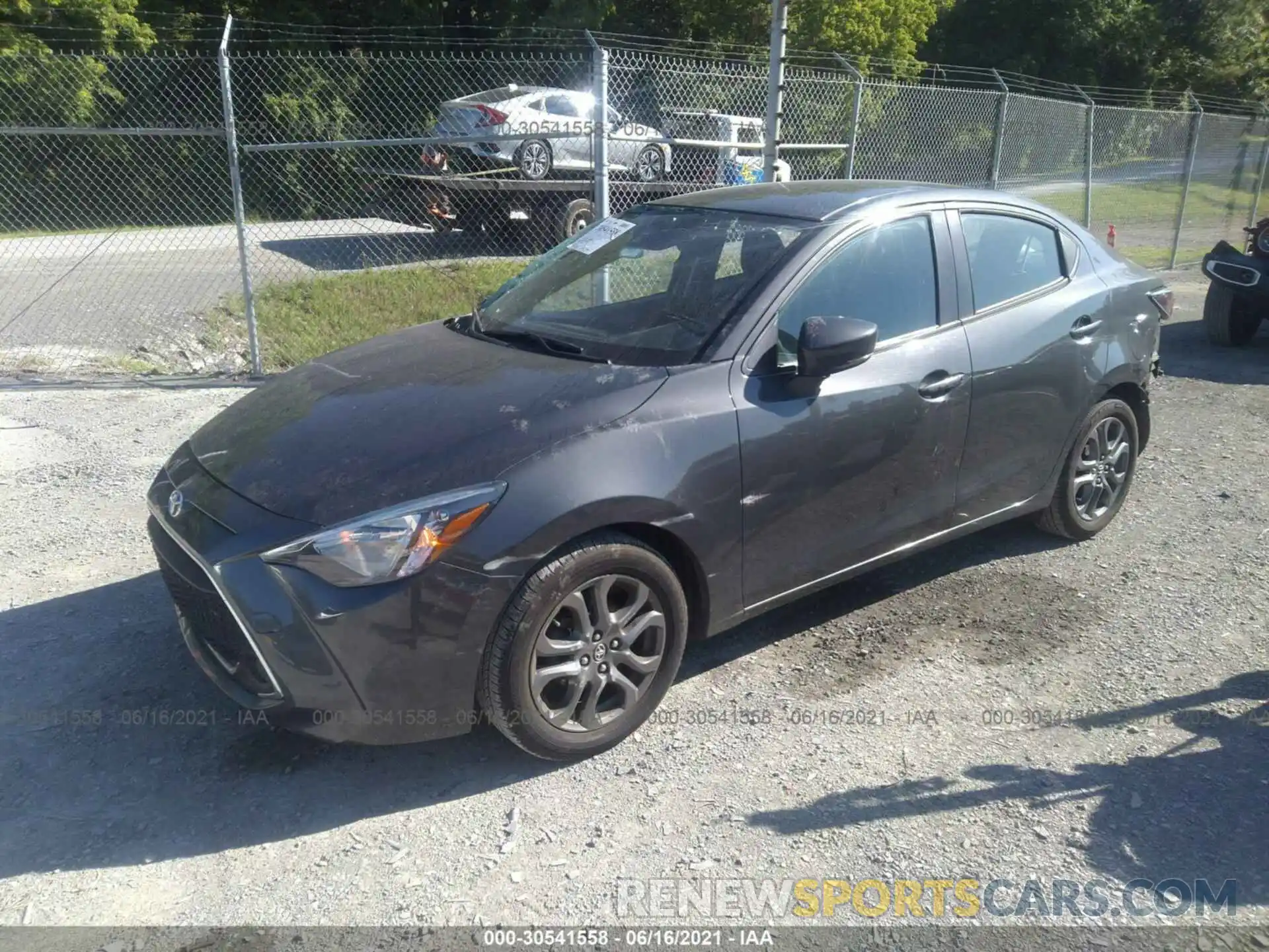 2 Photograph of a damaged car 3MYDLBYV9KY505453 TOYOTA YARIS SEDAN 2019