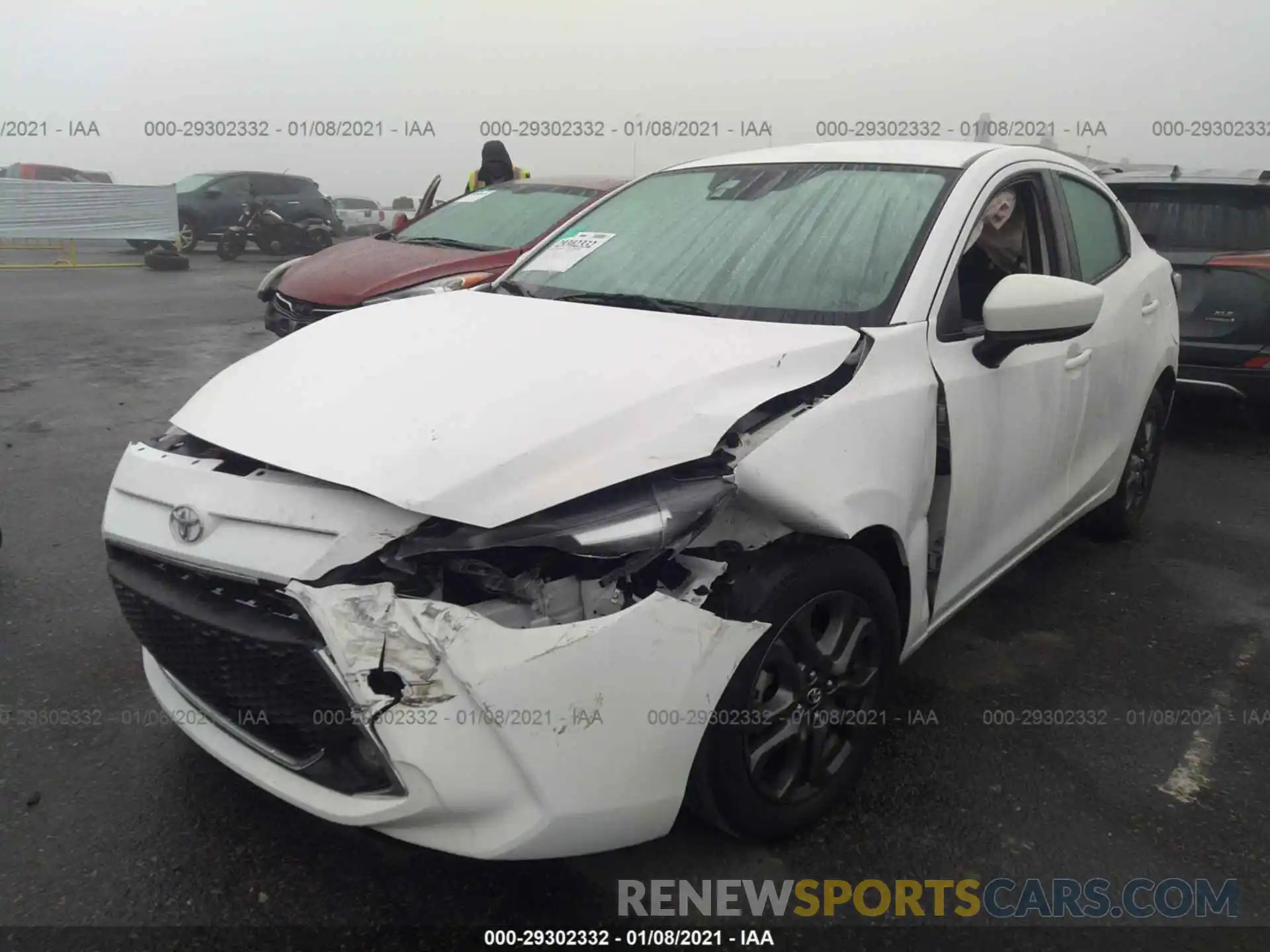 2 Photograph of a damaged car 3MYDLBYV9KY506280 TOYOTA YARIS SEDAN 2019