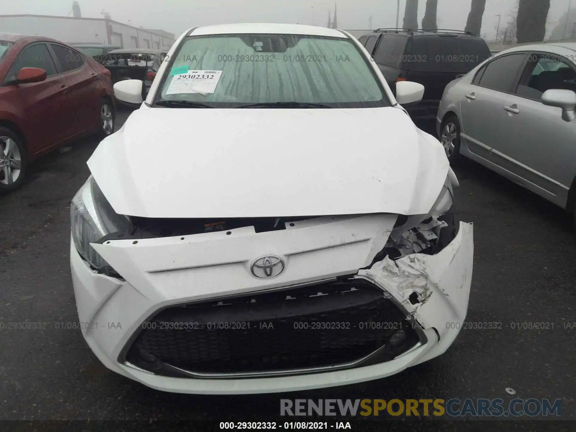 6 Photograph of a damaged car 3MYDLBYV9KY506280 TOYOTA YARIS SEDAN 2019