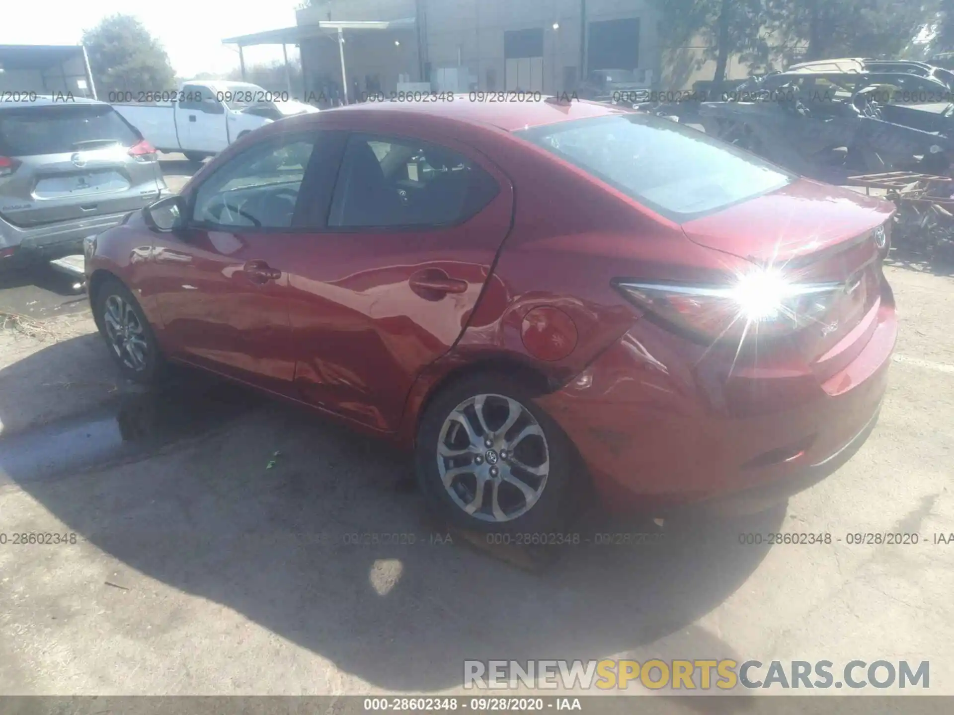 3 Photograph of a damaged car 3MYDLBYV9KY506733 TOYOTA YARIS SEDAN 2019