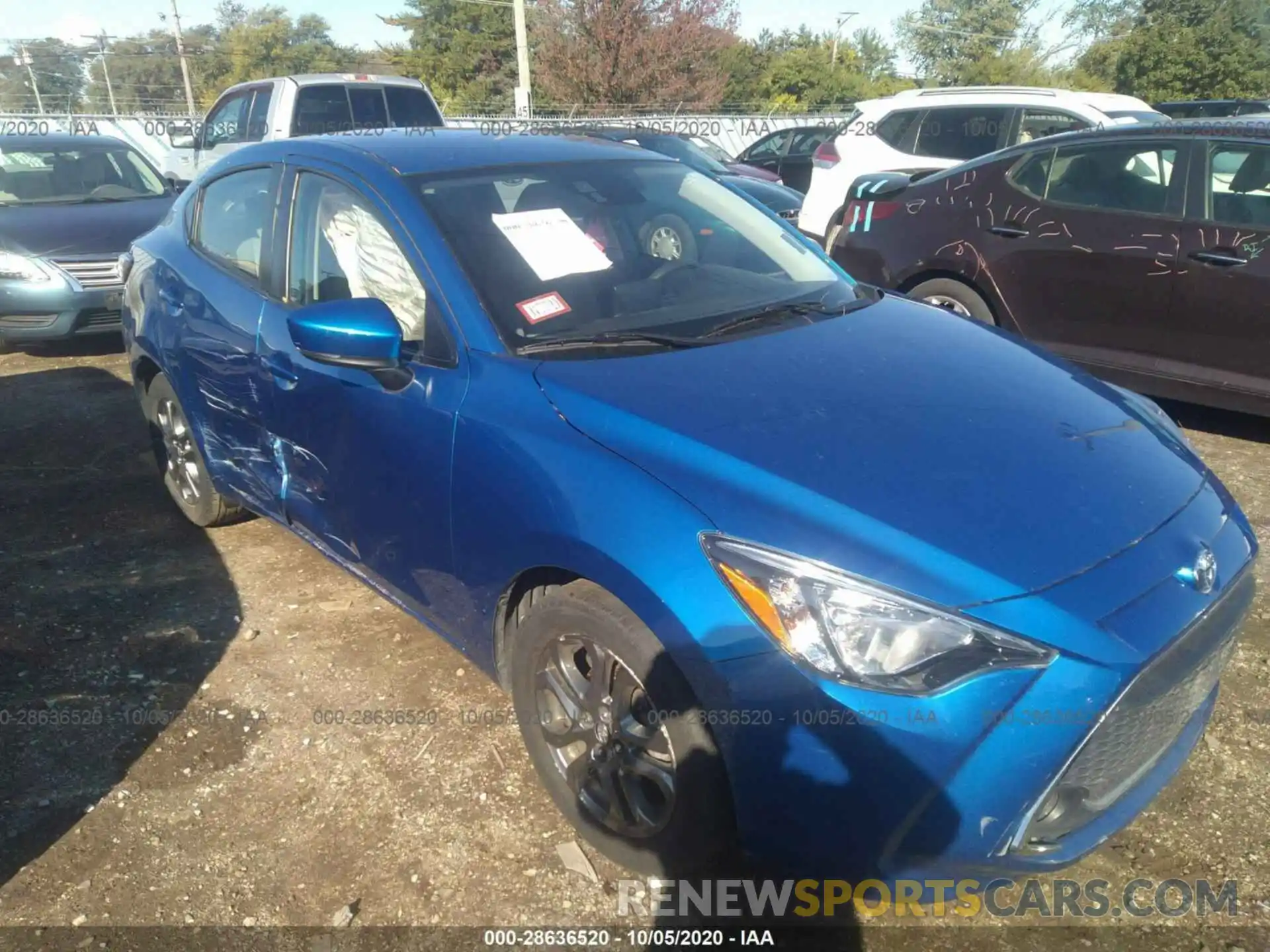 12 Photograph of a damaged car 3MYDLBYV9KY506778 TOYOTA YARIS SEDAN 2019