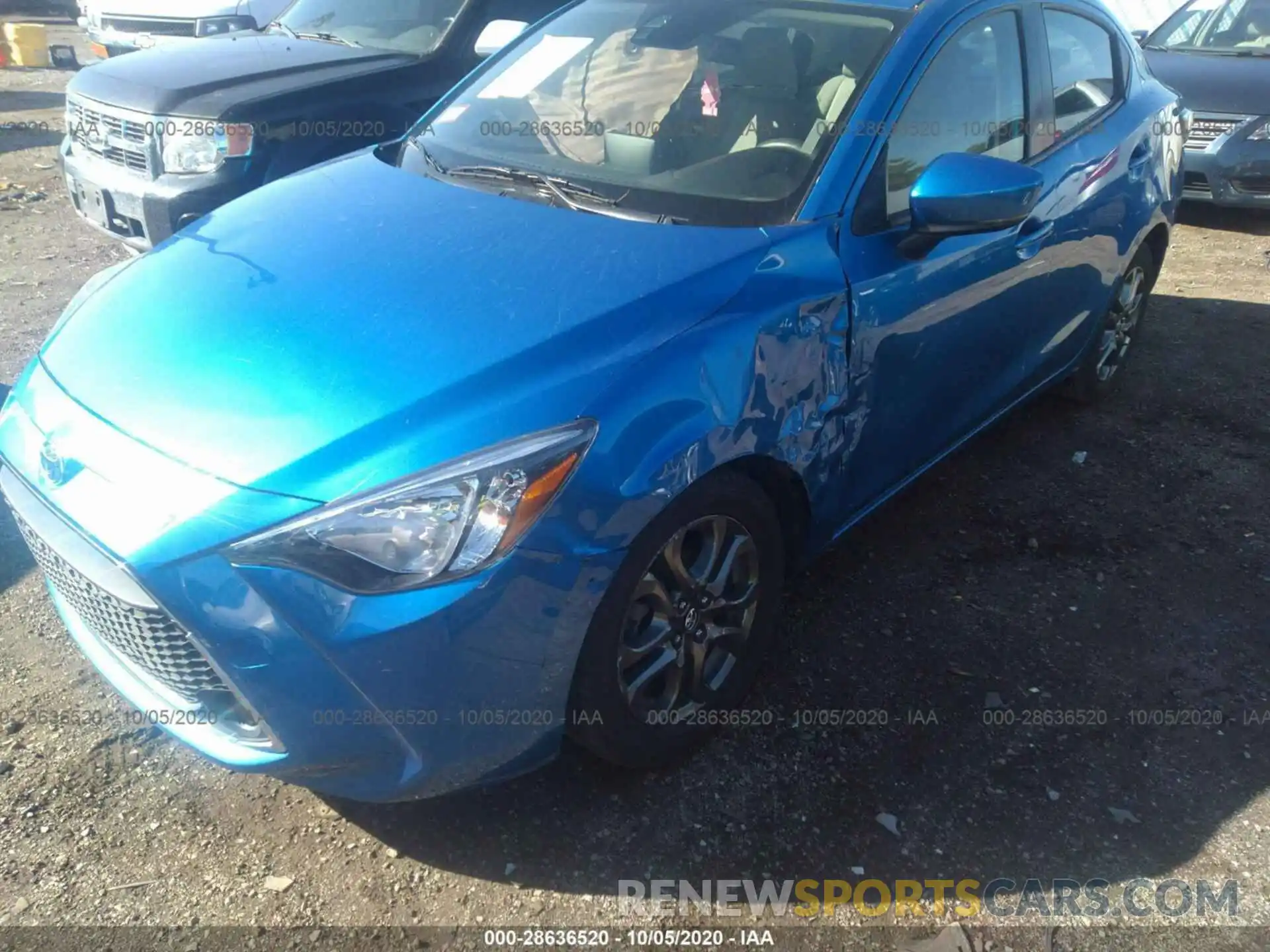 6 Photograph of a damaged car 3MYDLBYV9KY506778 TOYOTA YARIS SEDAN 2019