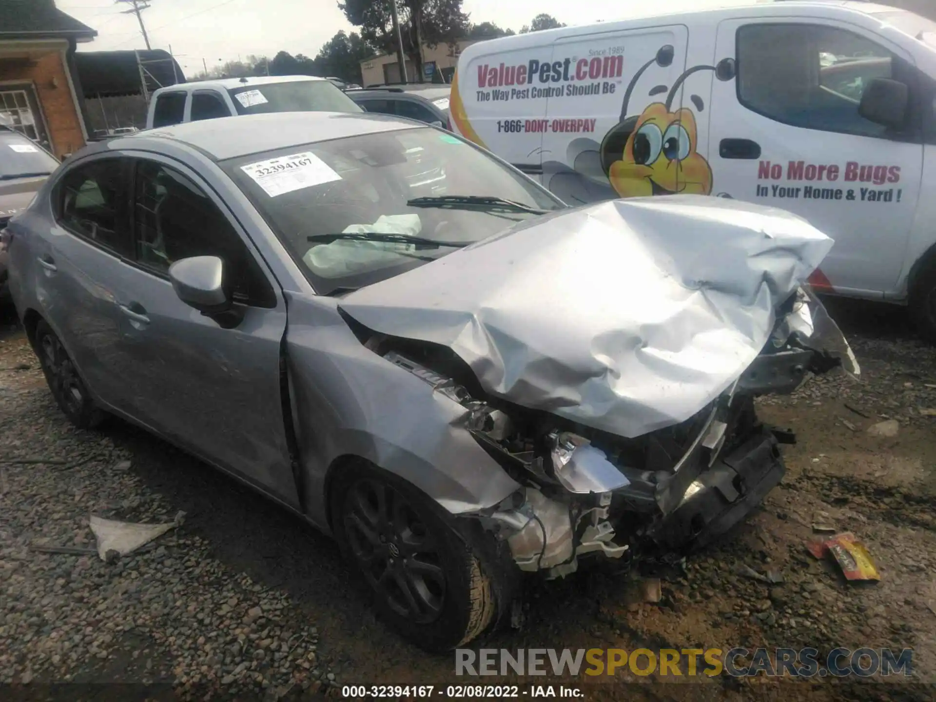 1 Photograph of a damaged car 3MYDLBYV9KY508255 TOYOTA YARIS SEDAN 2019