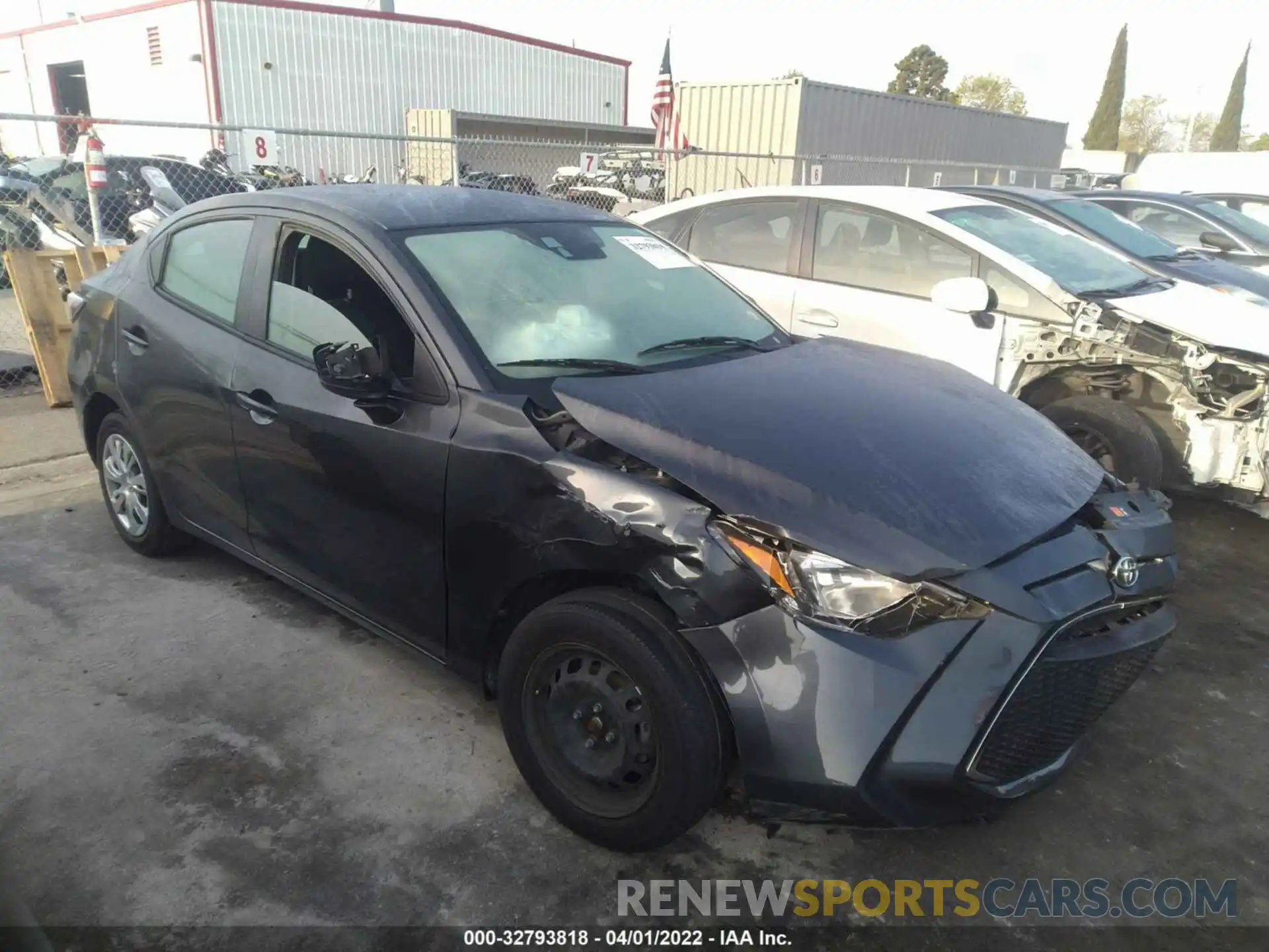 1 Photograph of a damaged car 3MYDLBYV9KY509096 TOYOTA YARIS SEDAN 2019