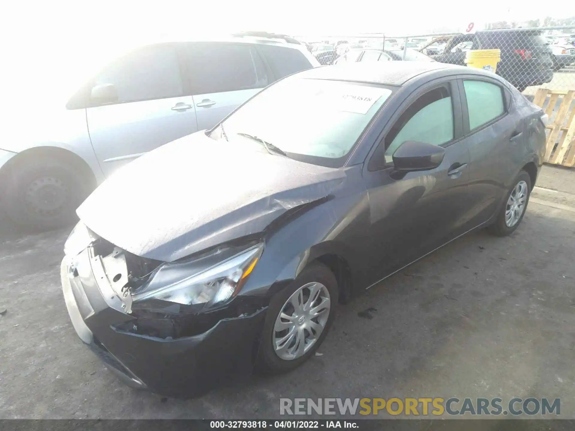 2 Photograph of a damaged car 3MYDLBYV9KY509096 TOYOTA YARIS SEDAN 2019