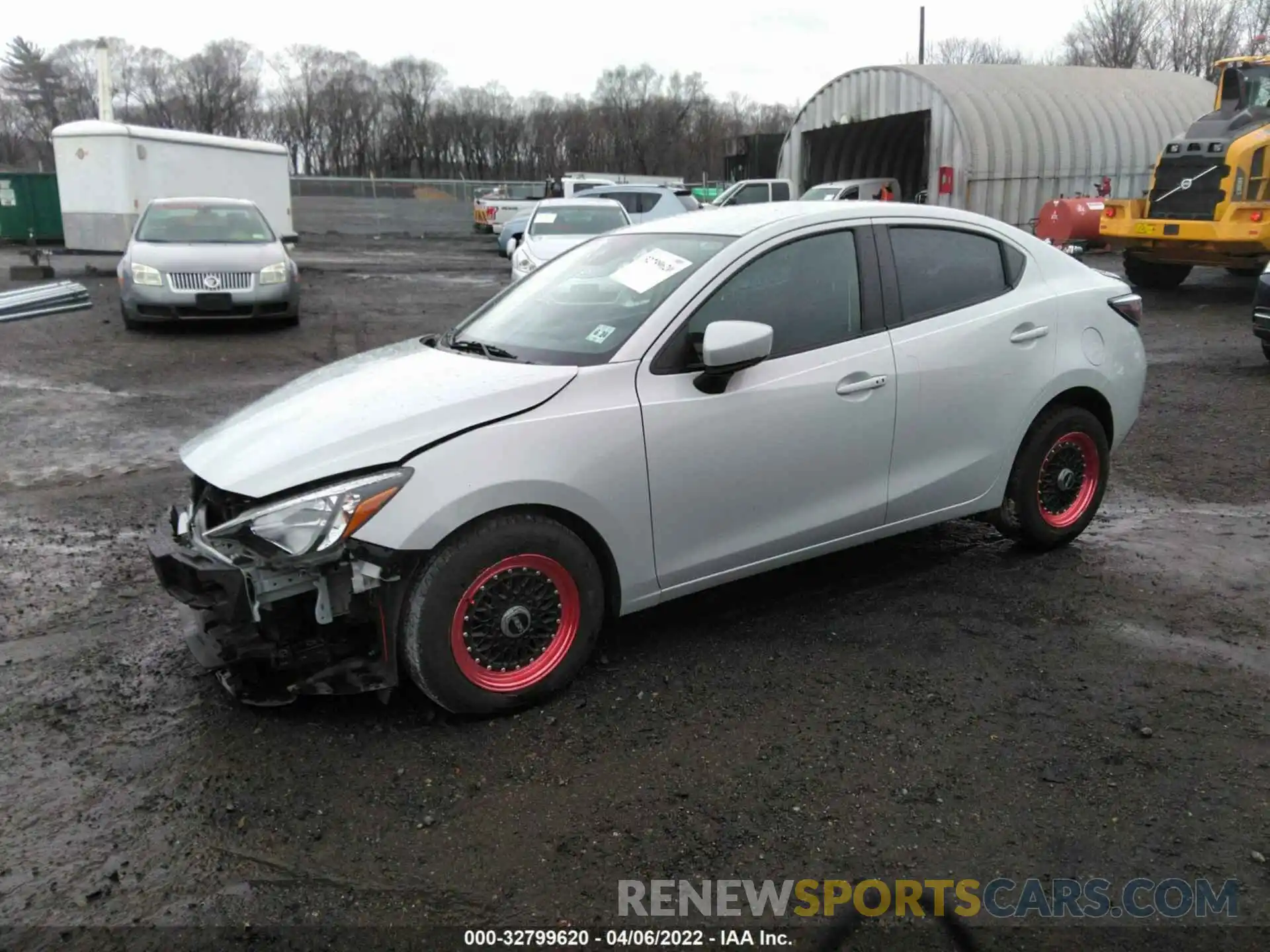 2 Photograph of a damaged car 3MYDLBYV9KY511186 TOYOTA YARIS SEDAN 2019