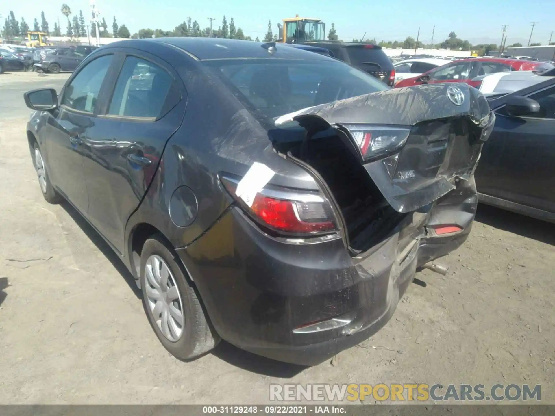 3 Photograph of a damaged car 3MYDLBYV9KY513746 TOYOTA YARIS SEDAN 2019