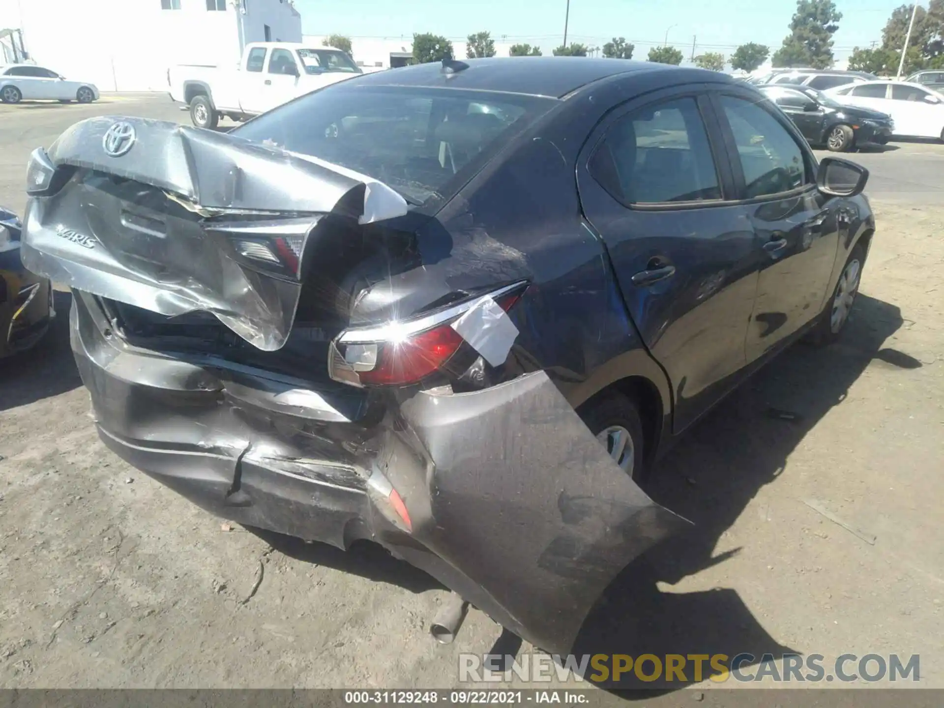 4 Photograph of a damaged car 3MYDLBYV9KY513746 TOYOTA YARIS SEDAN 2019