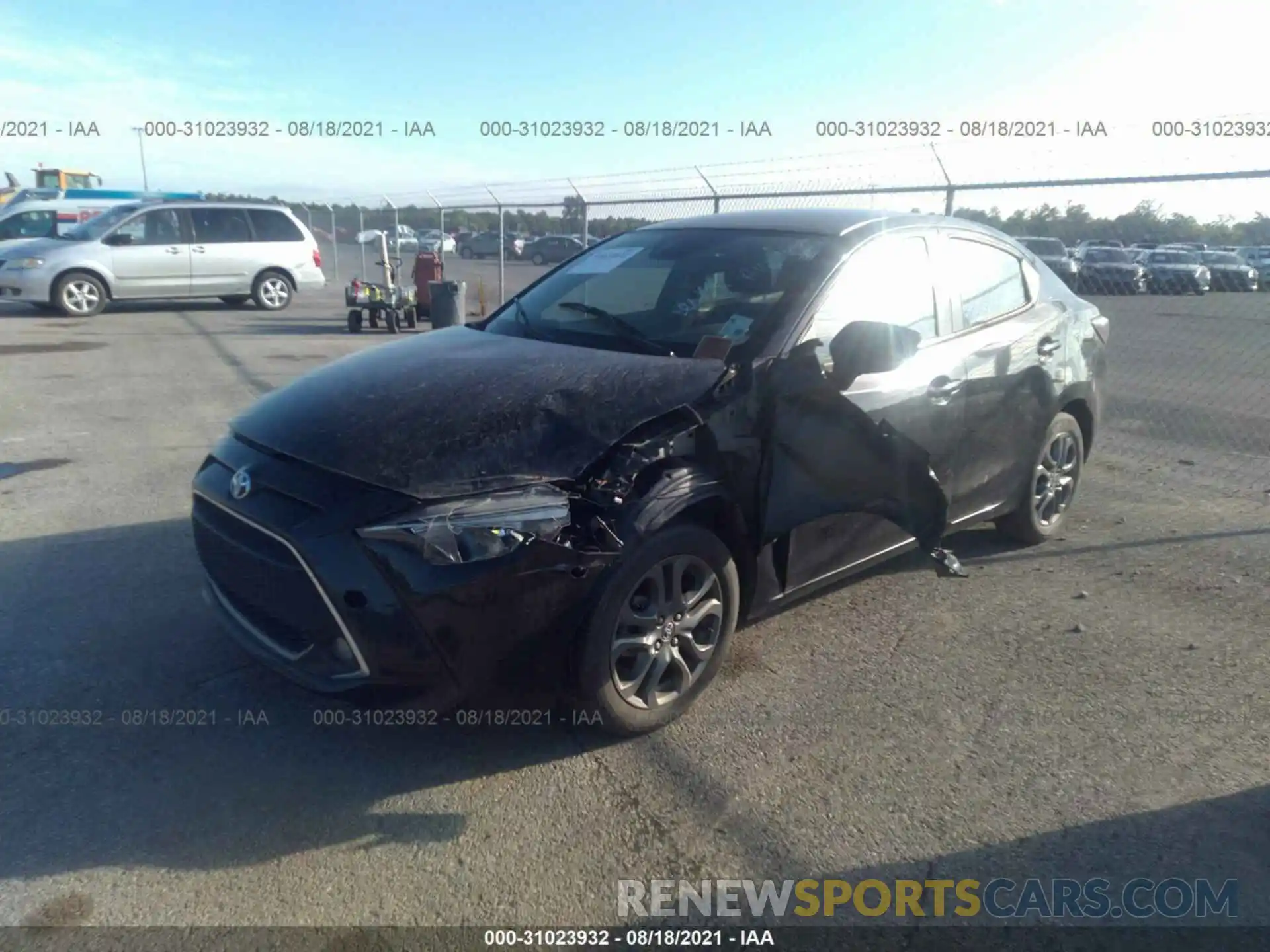 2 Photograph of a damaged car 3MYDLBYV9KY514122 TOYOTA YARIS SEDAN 2019