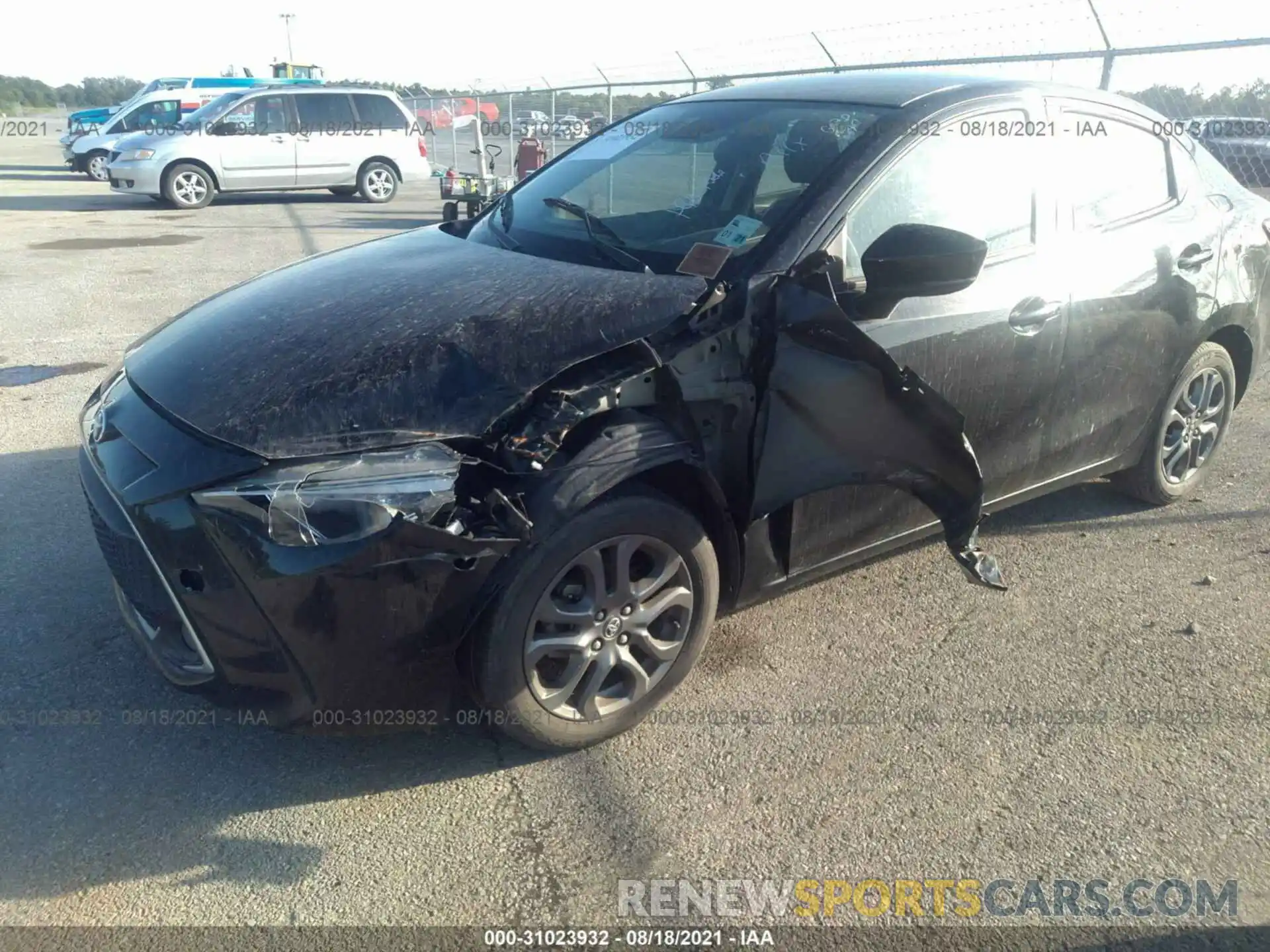 6 Photograph of a damaged car 3MYDLBYV9KY514122 TOYOTA YARIS SEDAN 2019