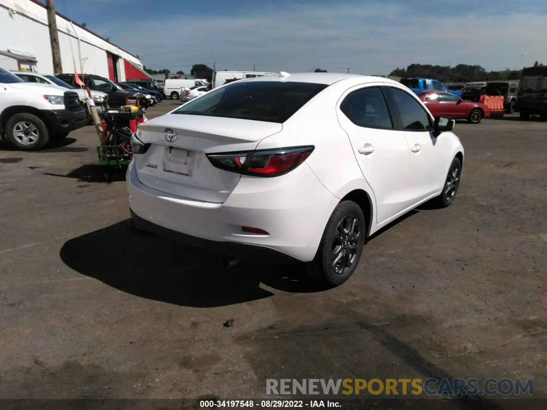 4 Photograph of a damaged car 3MYDLBYV9KY514220 TOYOTA YARIS SEDAN 2019