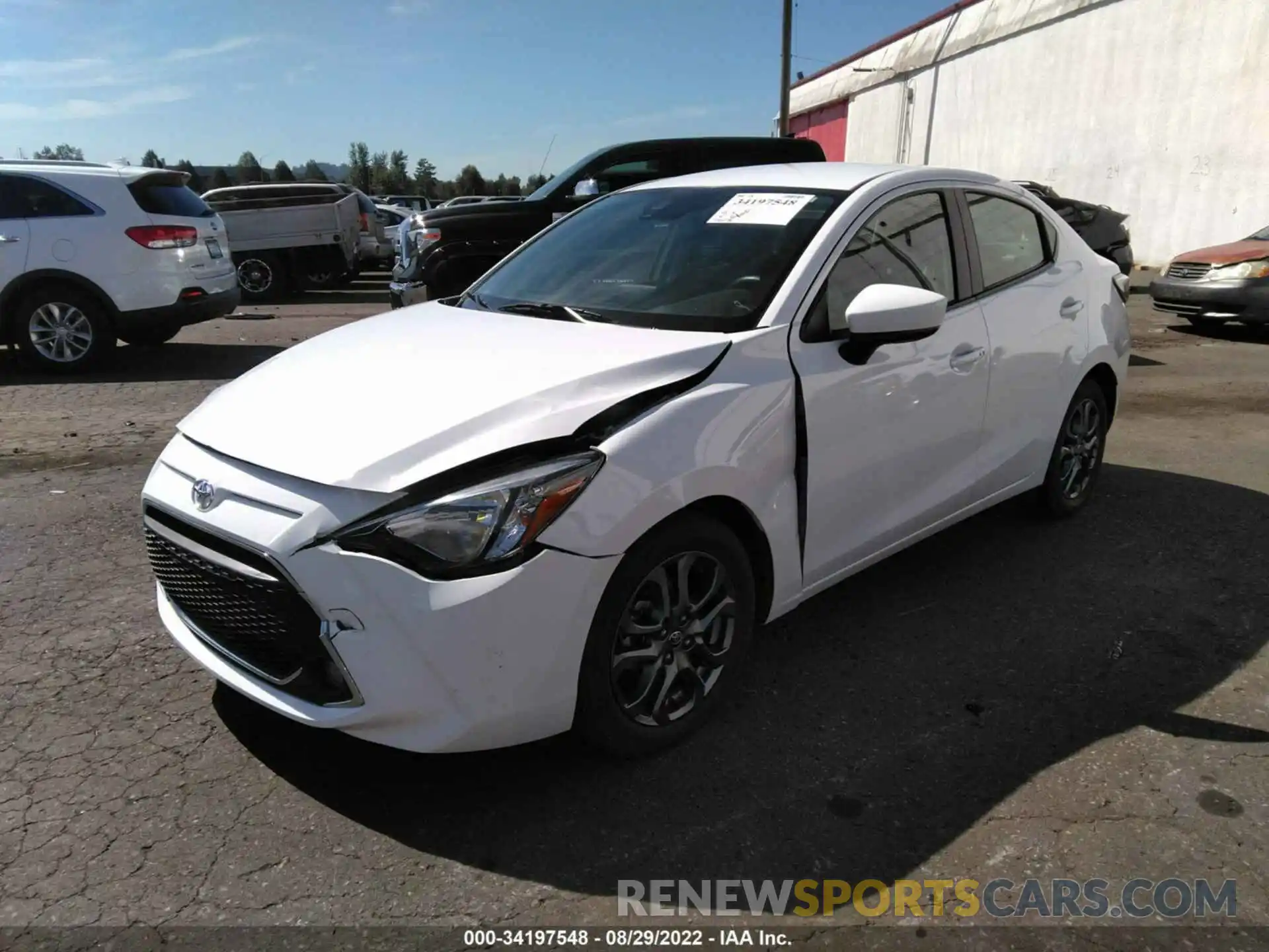 6 Photograph of a damaged car 3MYDLBYV9KY514220 TOYOTA YARIS SEDAN 2019