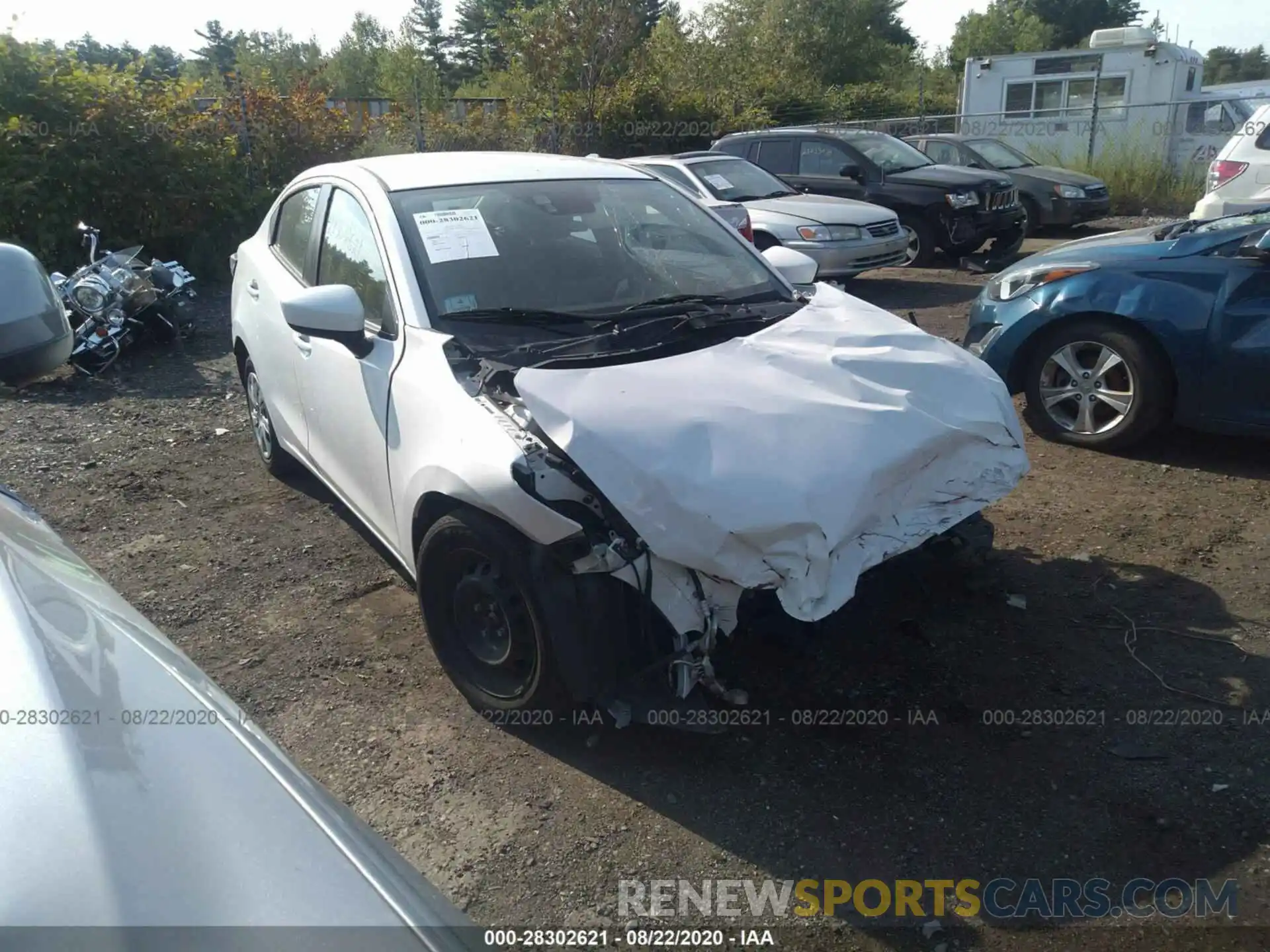 1 Photograph of a damaged car 3MYDLBYV9KY516291 TOYOTA YARIS SEDAN 2019