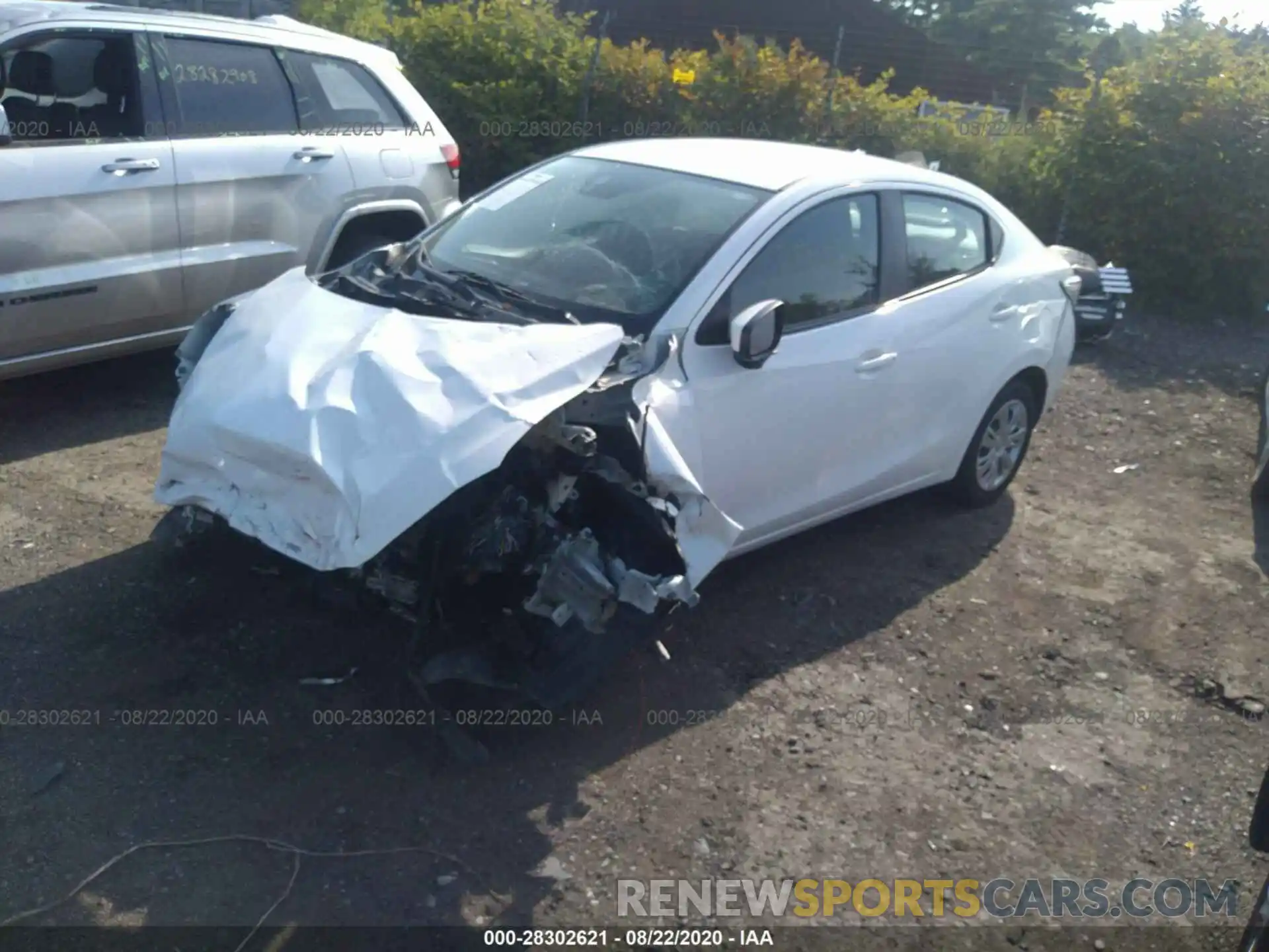 2 Photograph of a damaged car 3MYDLBYV9KY516291 TOYOTA YARIS SEDAN 2019