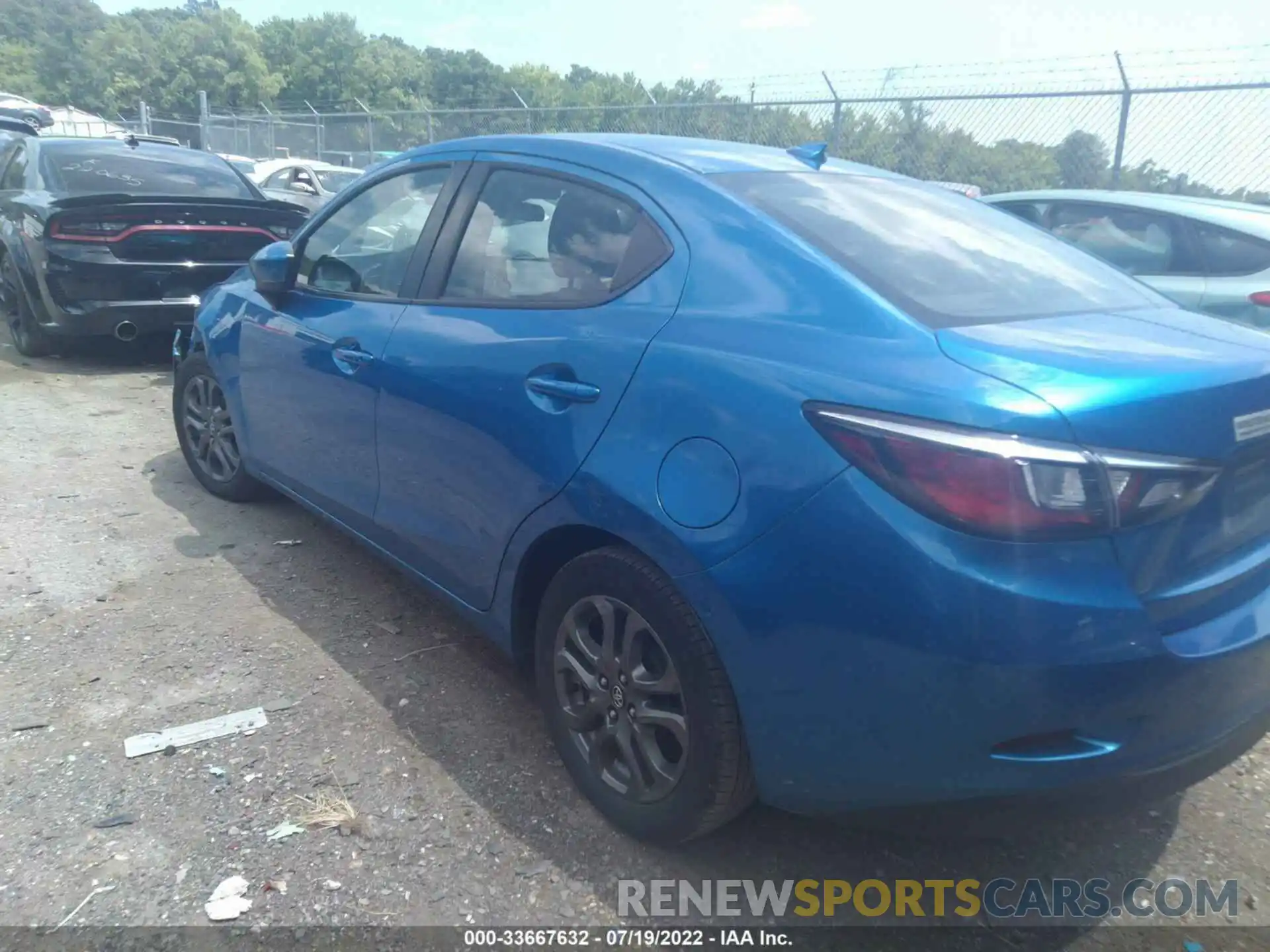 3 Photograph of a damaged car 3MYDLBYV9KY516792 TOYOTA YARIS SEDAN 2019