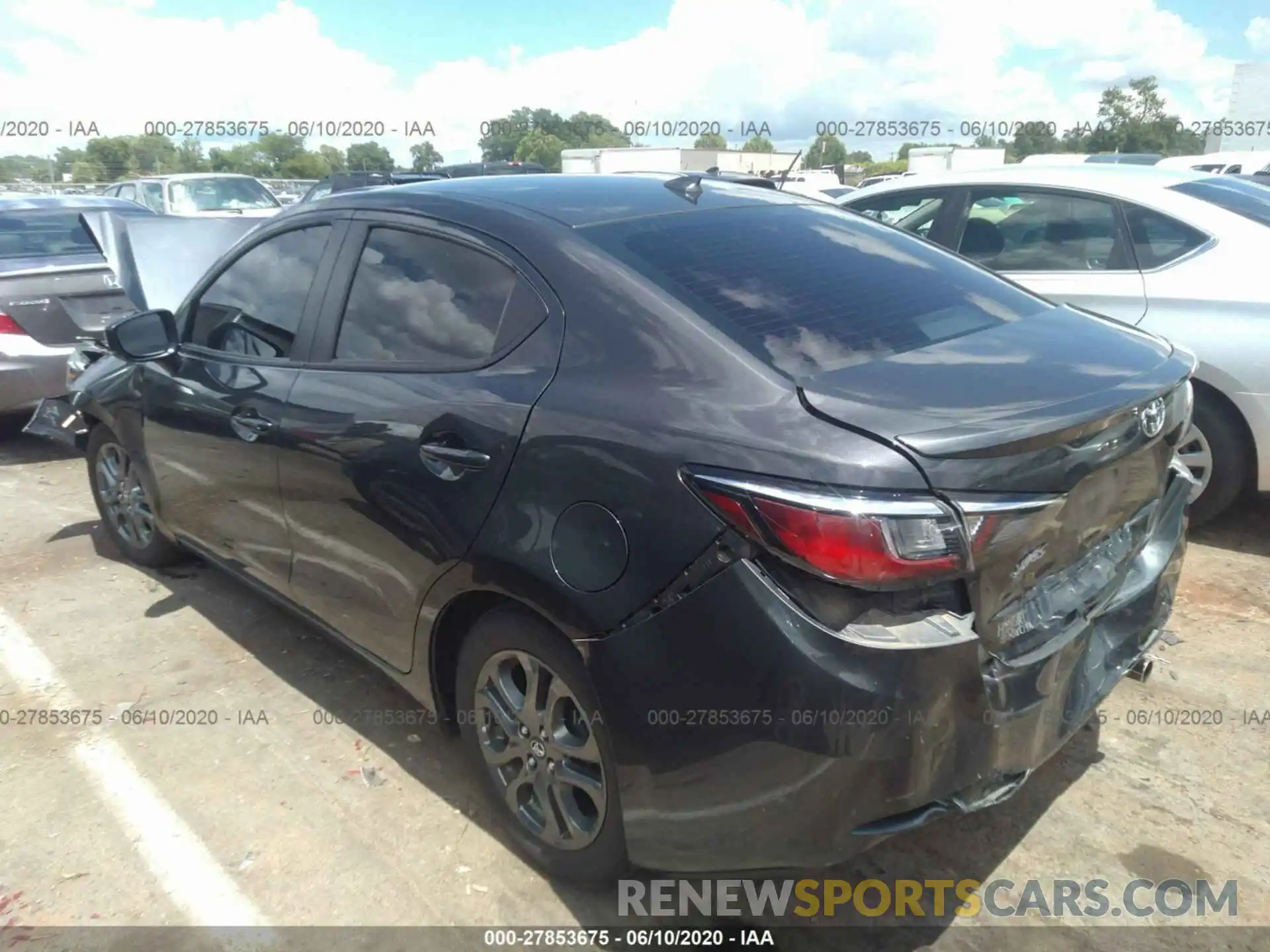 3 Photograph of a damaged car 3MYDLBYV9KY517117 TOYOTA YARIS SEDAN 2019