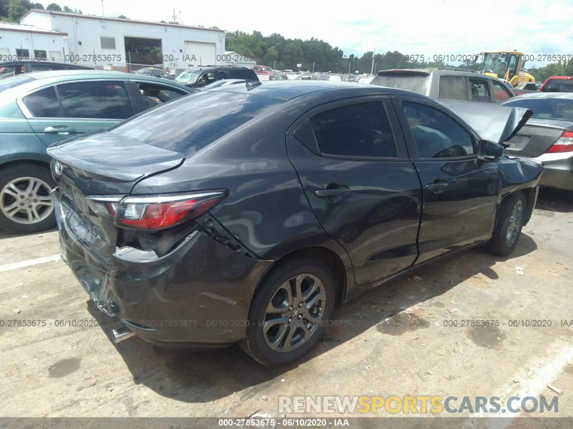 4 Photograph of a damaged car 3MYDLBYV9KY517117 TOYOTA YARIS SEDAN 2019