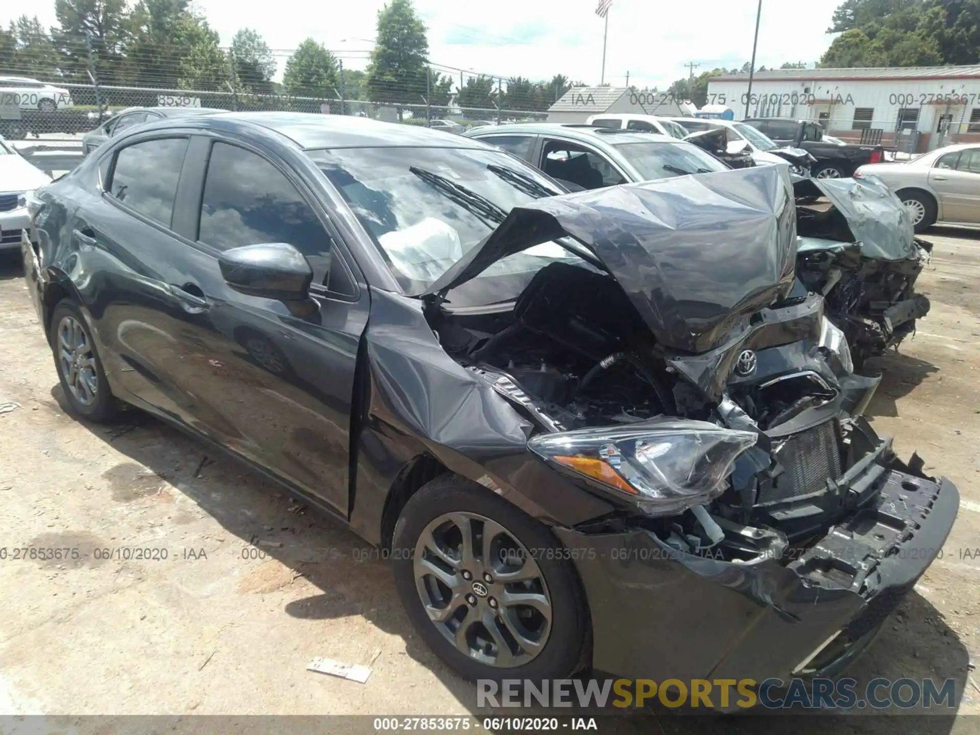 6 Photograph of a damaged car 3MYDLBYV9KY517117 TOYOTA YARIS SEDAN 2019